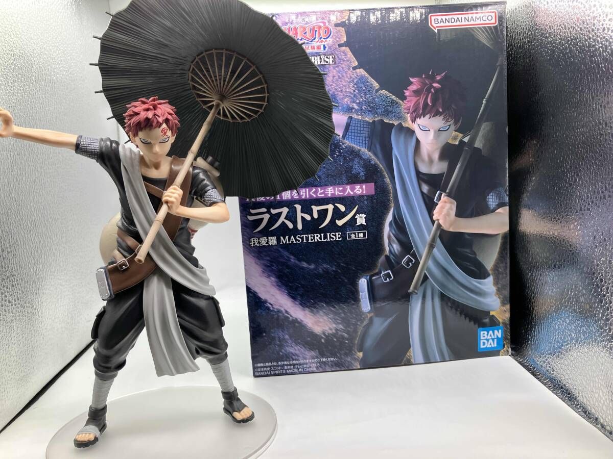 我愛羅　ラストワン賞　他ナルトフィギュア4点セット ラストワン賞 我愛羅 MASTERLISE 一番くじ NARUTO-ナルト- 中忍試験編