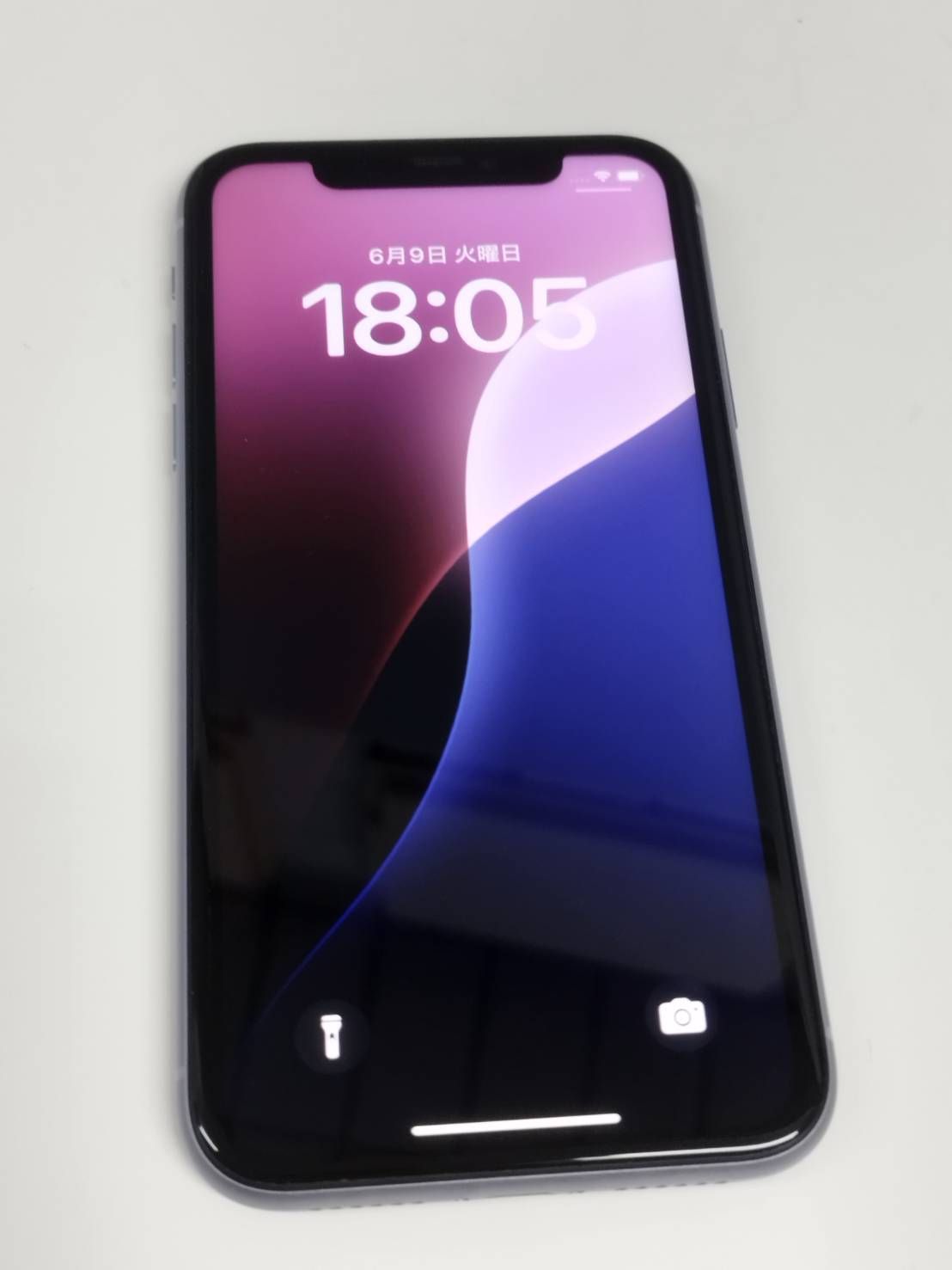 【良品】iPhone 11/SIMフリー/A2221/64GB/パープル〈MWLX2J/A〉バッテリー84％