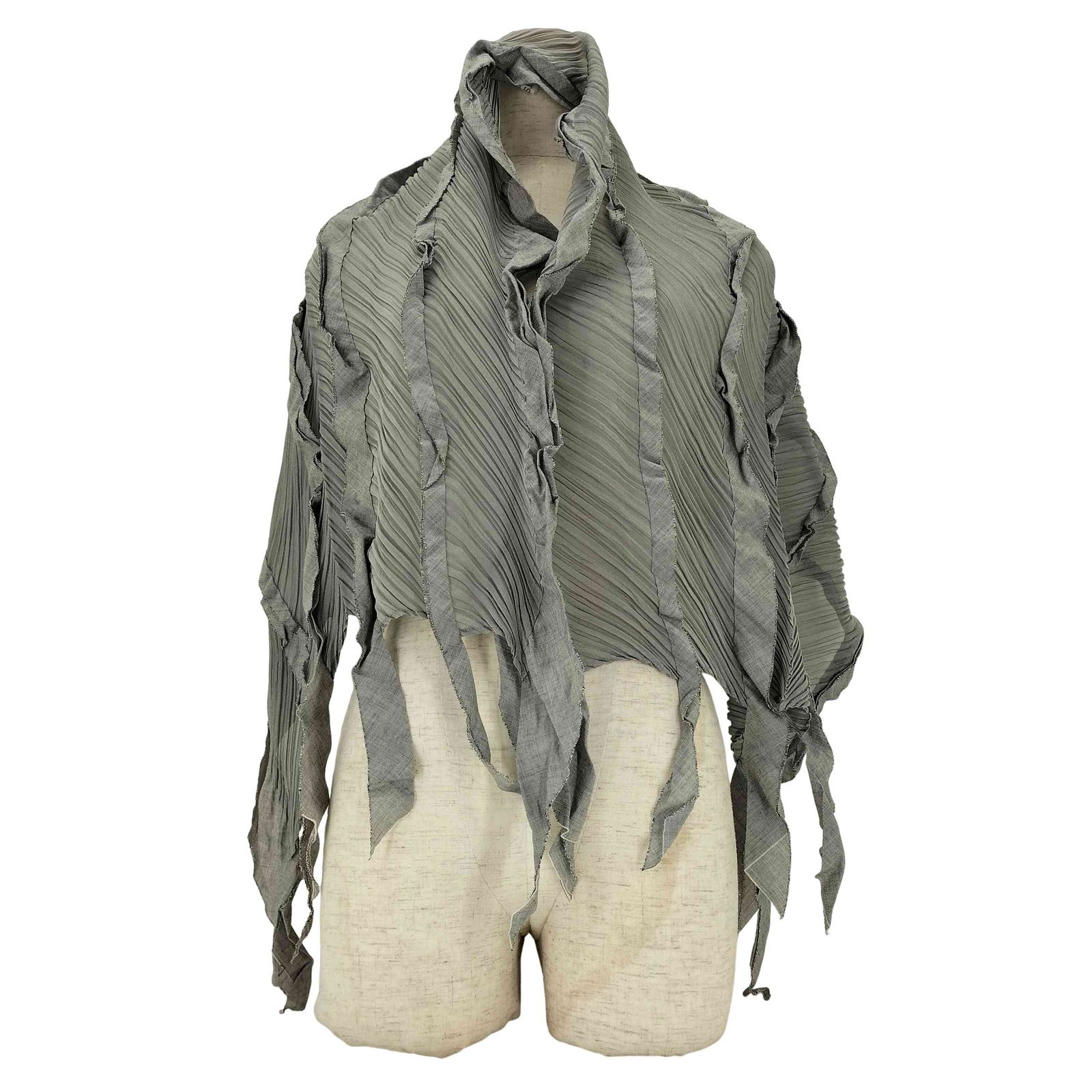 プリーツプリーズイッセイミヤケ PLEATS PLEASE ISSEY MIYAKE フリンジ プリーツショール レディース 表記無