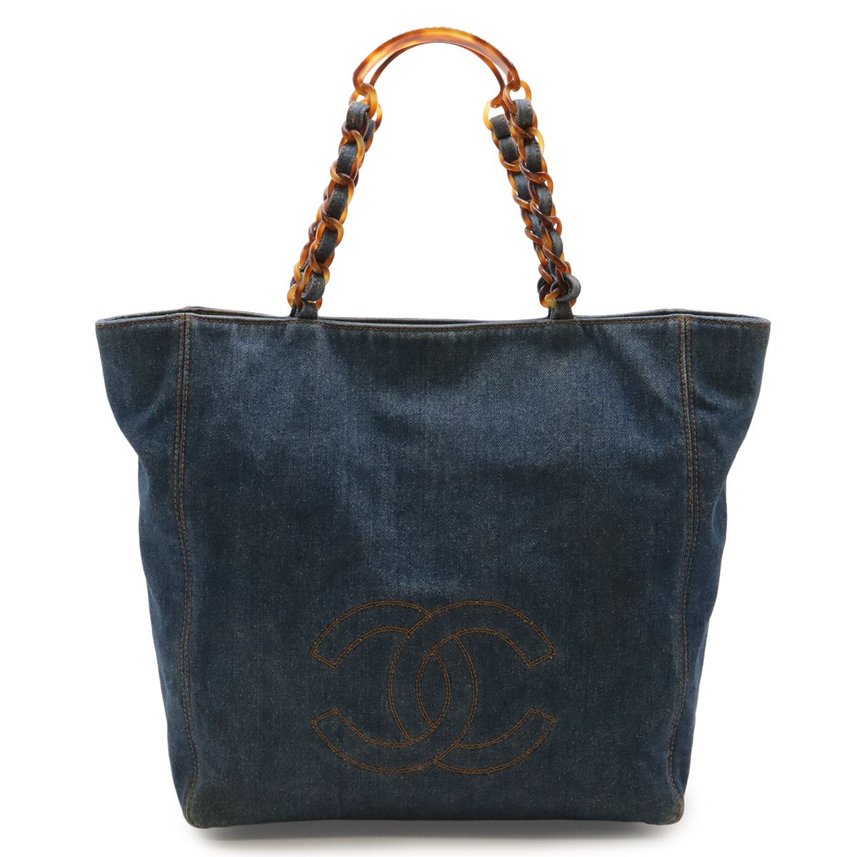 CHANEL シャネル ココマーク プラチェーン トートバッグ ショルダー 