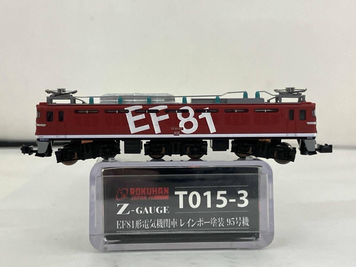 Ｚゲージ ロクハン T015-3 EF81形電気機関車レインボｰ塗装95号機 ロクハン