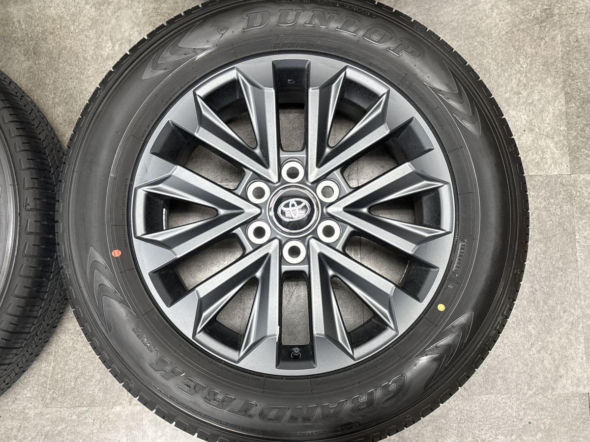 の 新車外し 美品 バリ溝】トヨタ ランドクルーザー250 ZX 純正 20in 7.5J