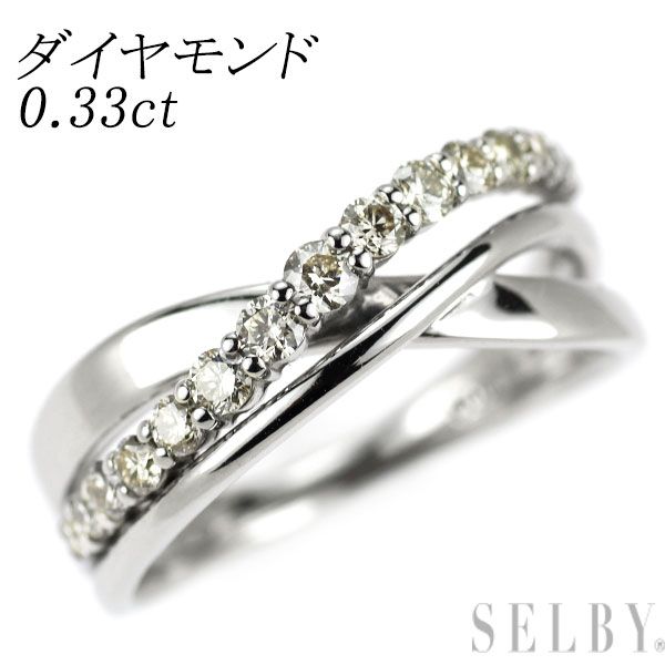 Pt900 ダイヤモンド リング 0.33ct