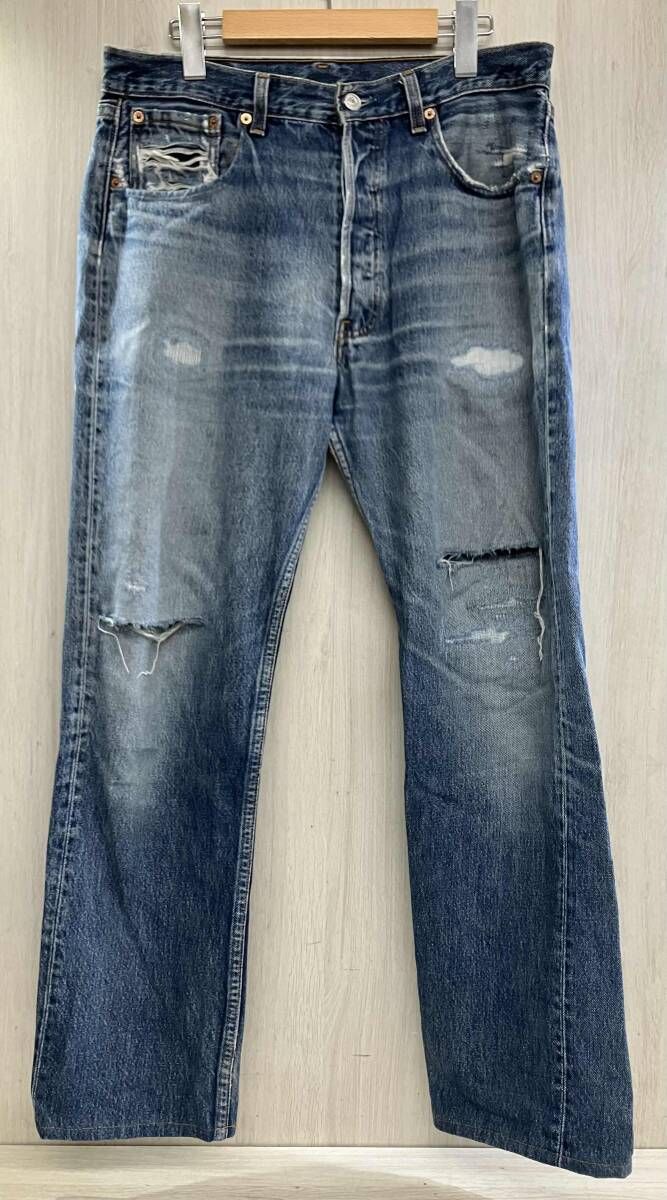 通年 LEVI's リーバイス ジーンズ 501-0119 U.S.A製 裏ボタン532 W33