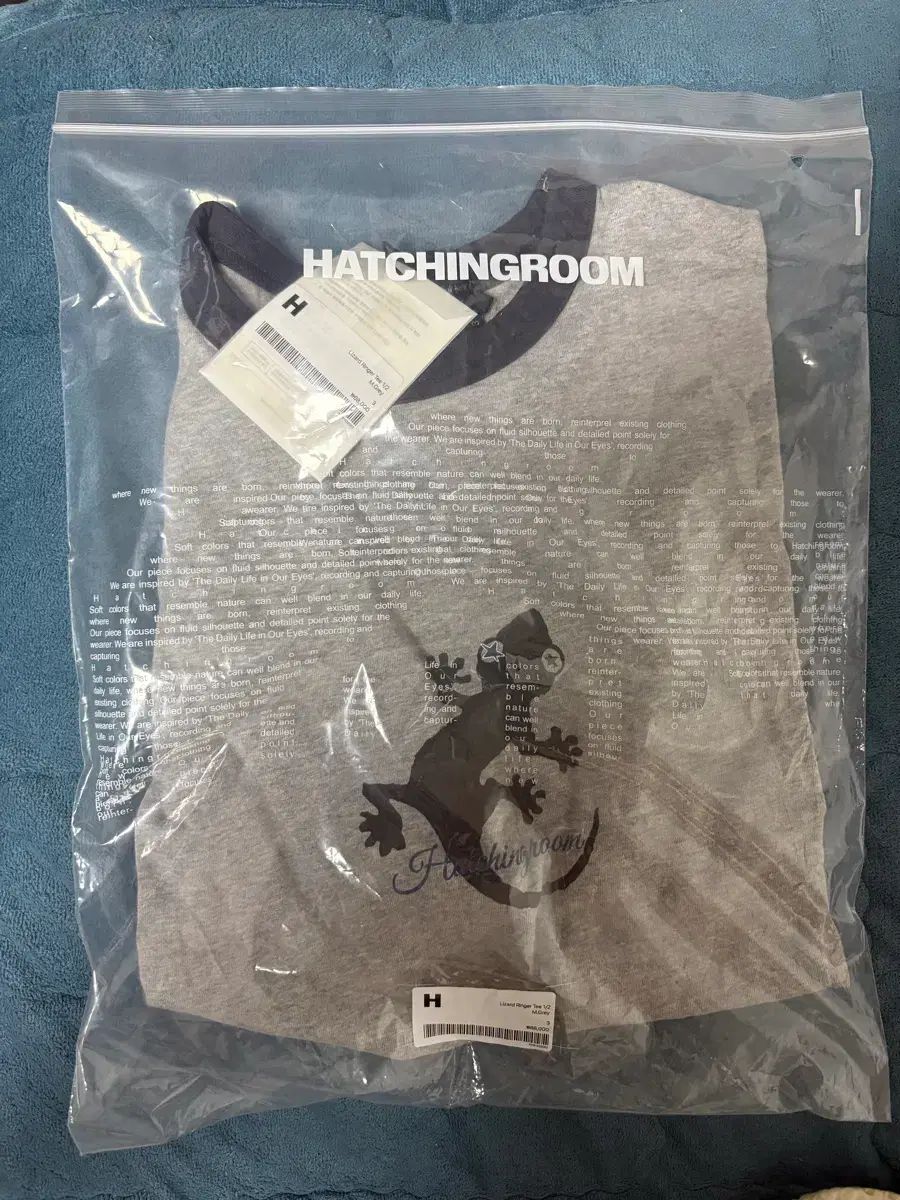 Hatchingroom リザード リンガーTシャツ 新品