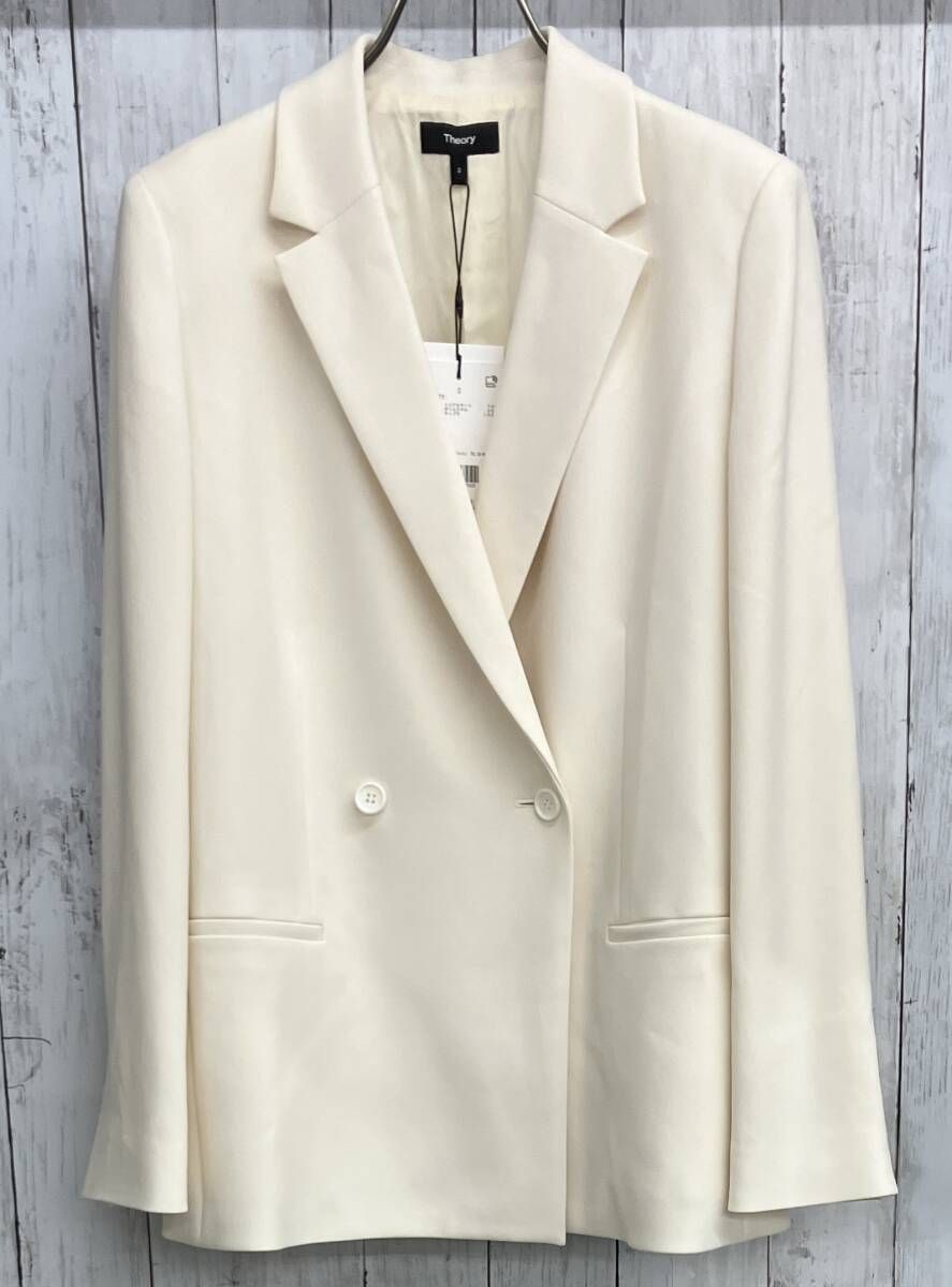 Theory ADMIRAL CREPE RELAXED DB JKT セオリー テーラードジャケット size2