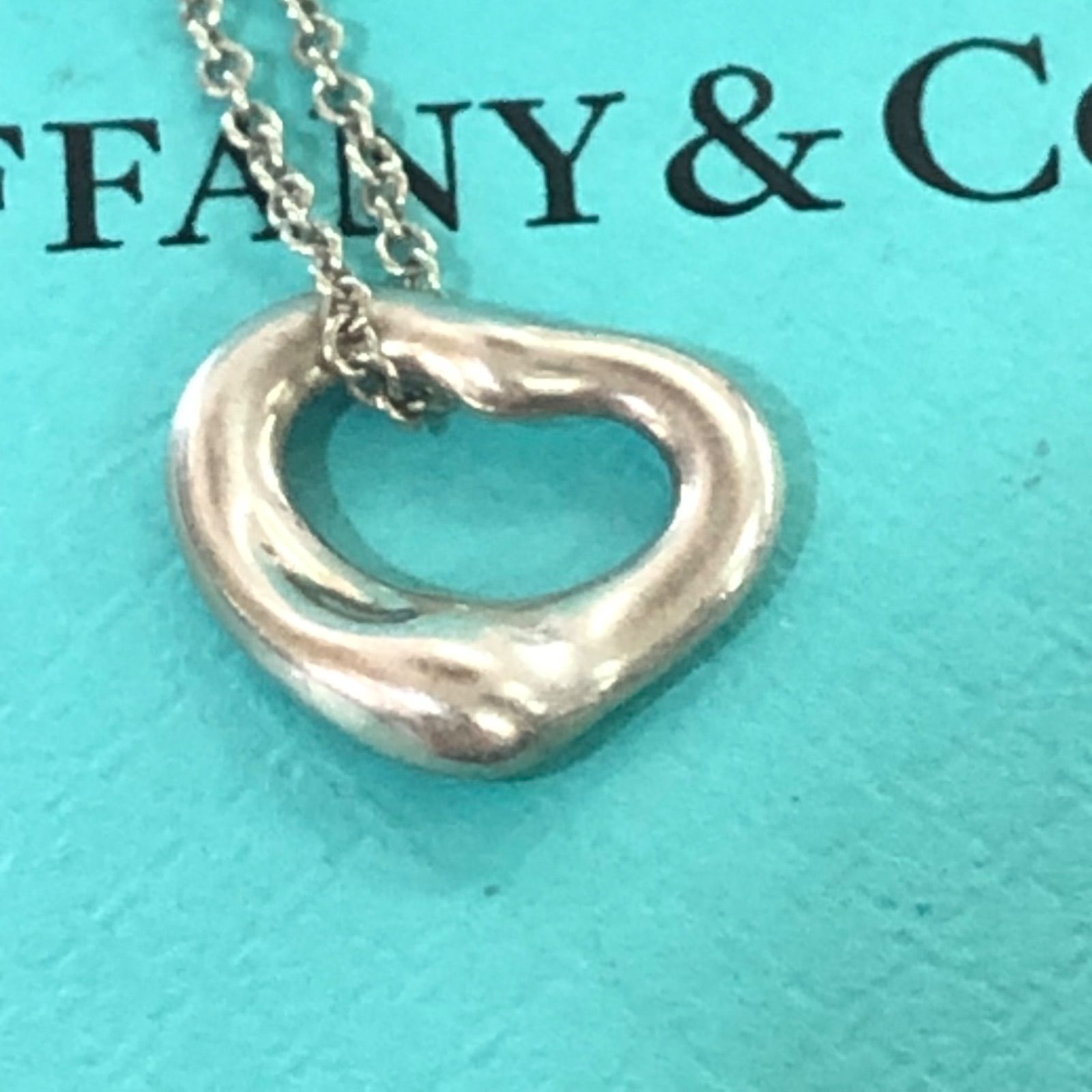 Tiffany & Co. ティファニー オープンハート ネックレス ag925 ティファニー TIFFANY & Co. オープンハート ネックレス Ag925 - メルカリ