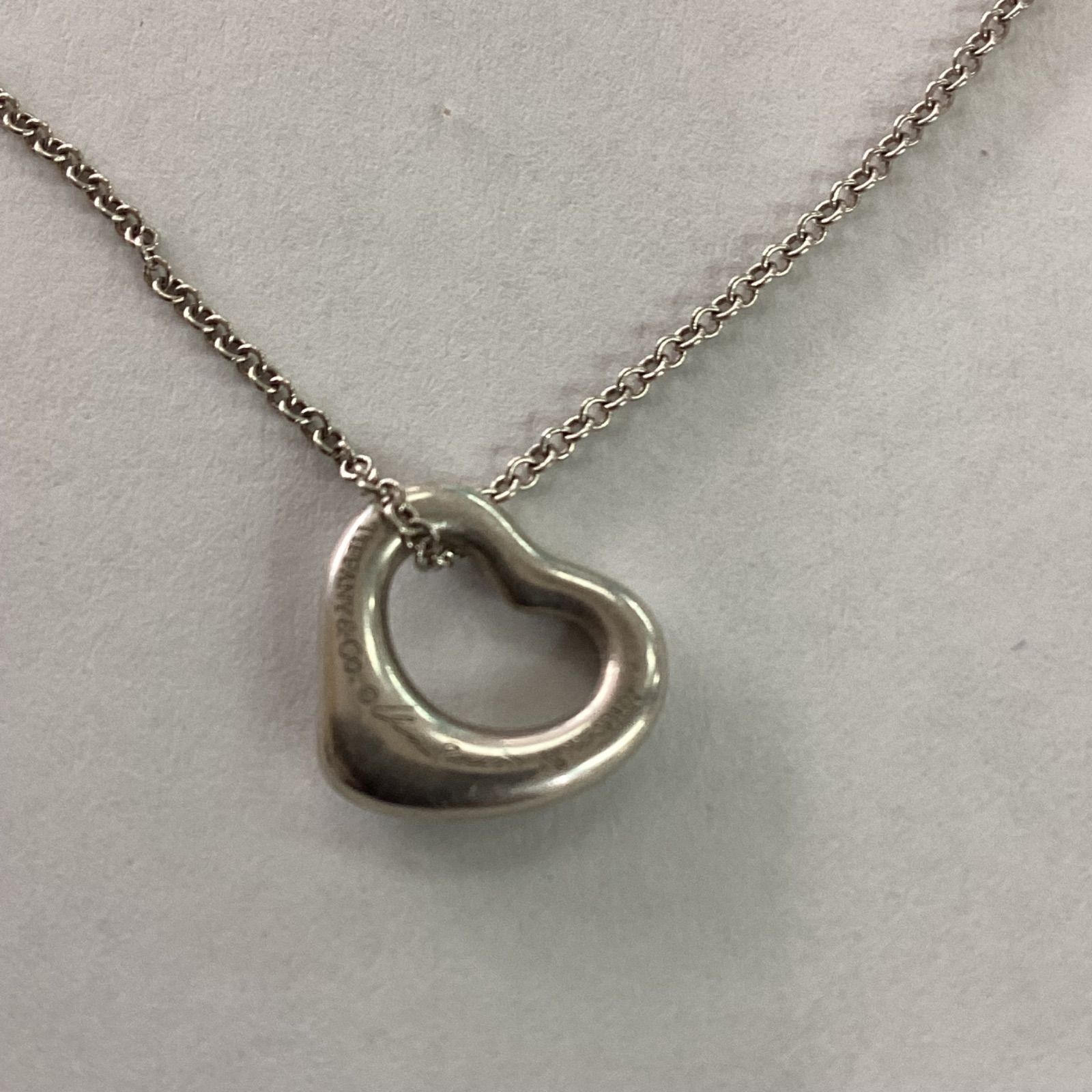 Tiffany & Co. ティファニー オープンハート ネックレス ag925 ティファニー TIFFANY & Co. オープンハート ネックレス Ag925 - メルカリ