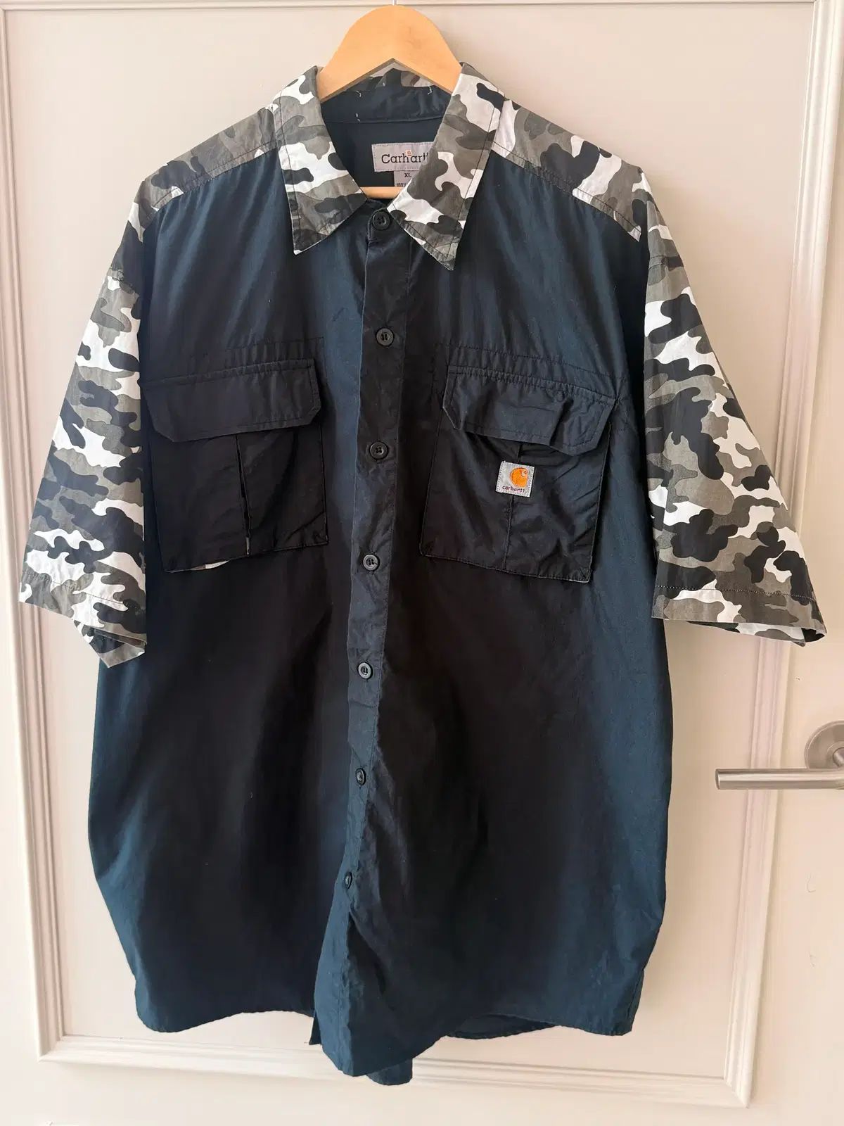 Carhartt カーハート カモフラ半袖 シャツ XL