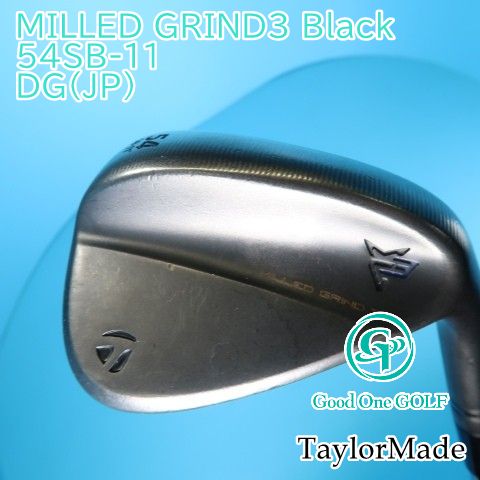 ウェッジ テーラーメイド MILLED GRIND3 Black 54SB-11/DG(JP)/S200/54 9499