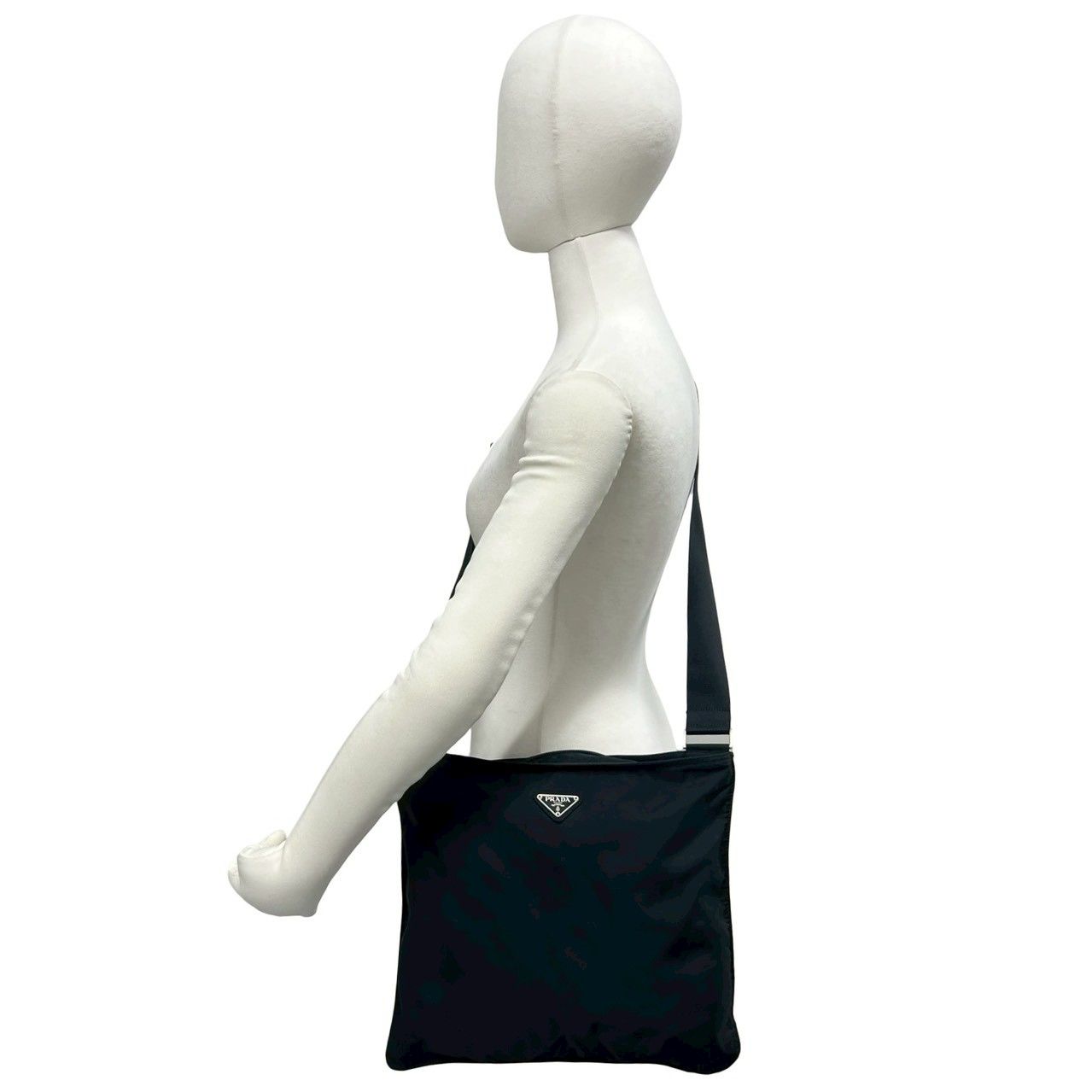 極 美品 PRADA プラダ 三角ロゴ トライアングル プレート 金具 