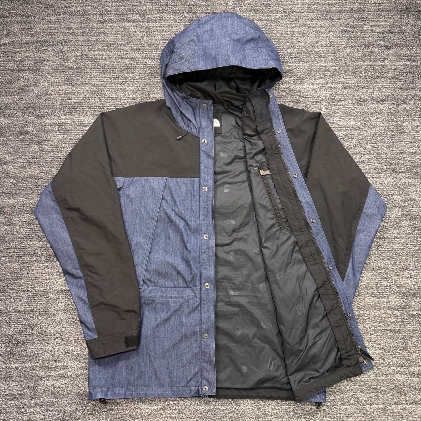 THE NORTH FACE NP12032 MOUNTAIN LIGHT DENIM JACKET NYLON INDIGO