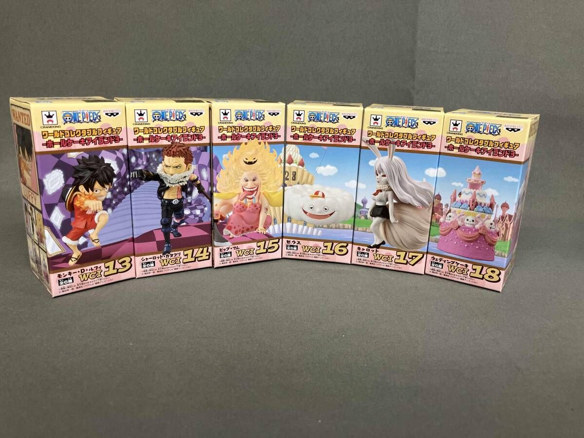[全6種セット] -ホｰルケｰキアイランド3- バンプレスト ワンピｰス ワｰルドコレクタブルフィギュア ワンピｰス/ワｰルドコレクタブル
