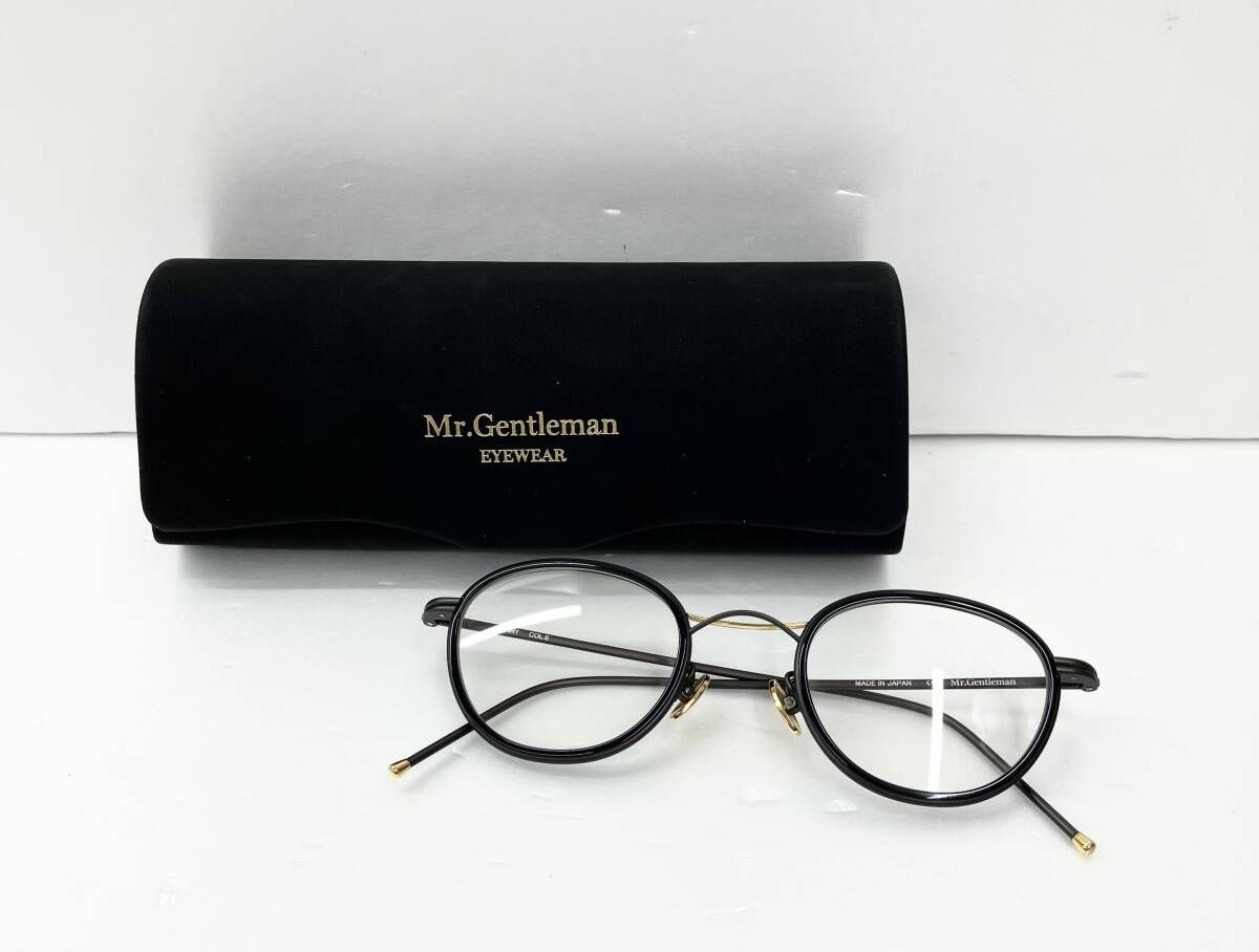 MR Gentleman ミスタージェントルマン 伊達メガネJOHNNY COL.E ブラウン ブラック 通年
