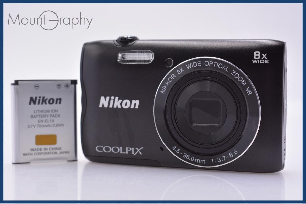 [Operation Guarantee] Nikon COOLPIX A300 8x Battery Included Free #am7643