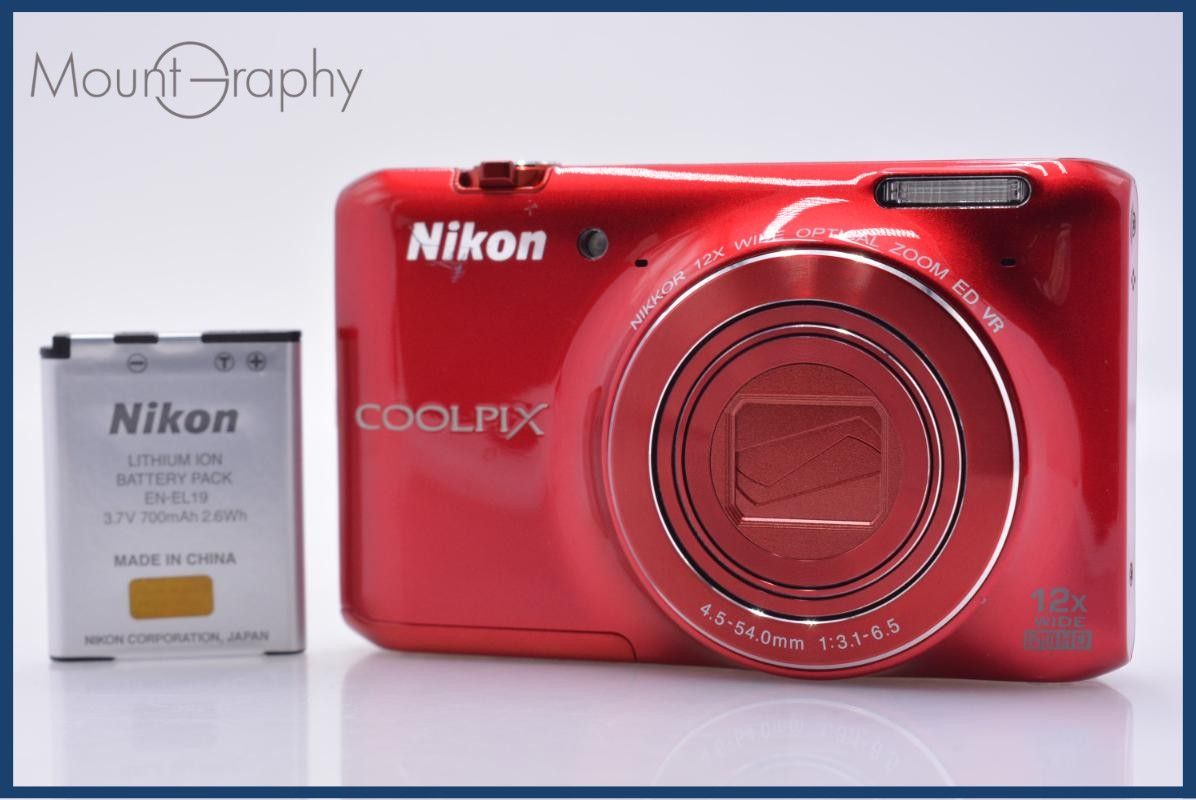 【動作保証】 ニコン Nikon COOLPIX S6400 12x バッテリー付属 同梱無料 #am7646