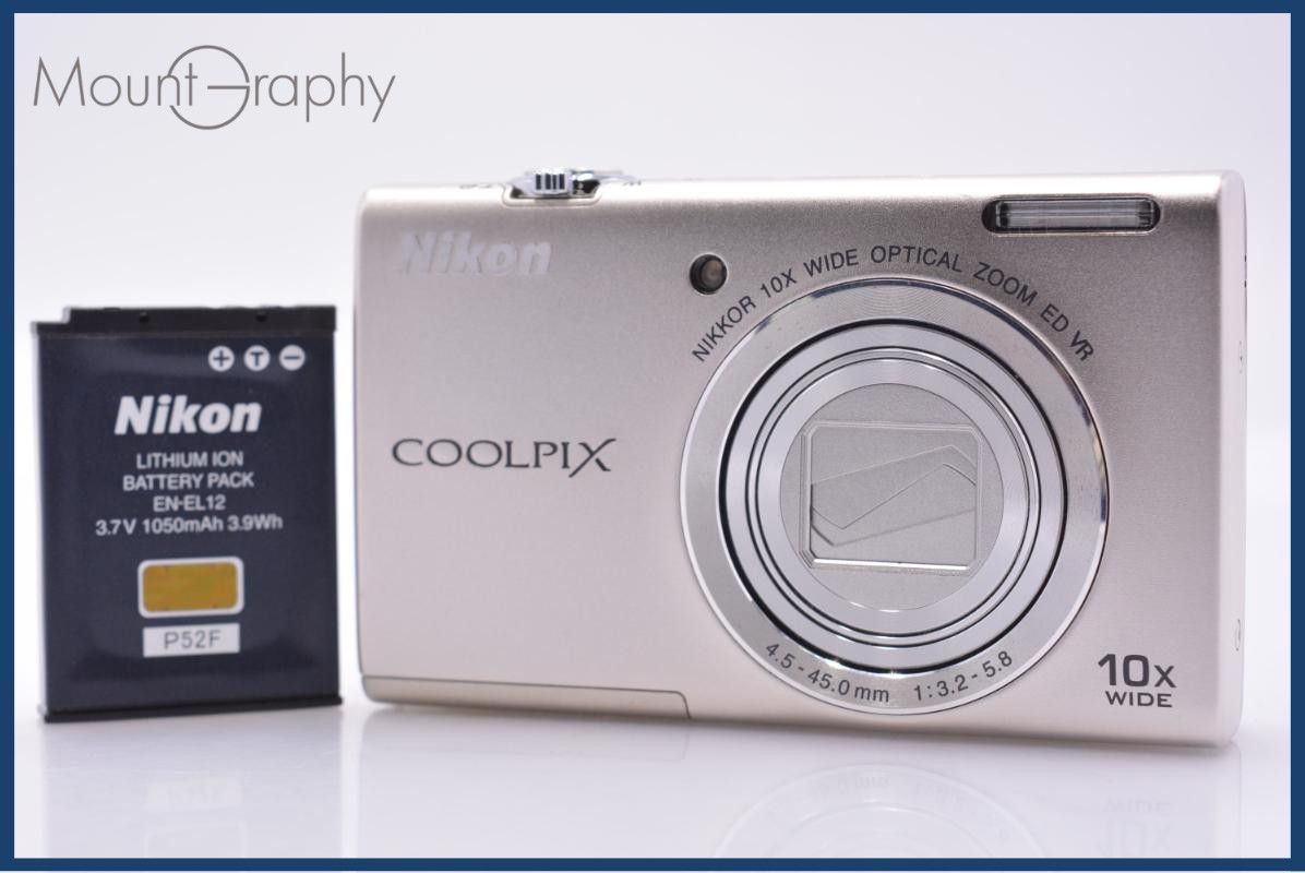 難あり ニコン Nikon COOLPIX S6200 10x バッテリー付属 同梱無料 #am7657