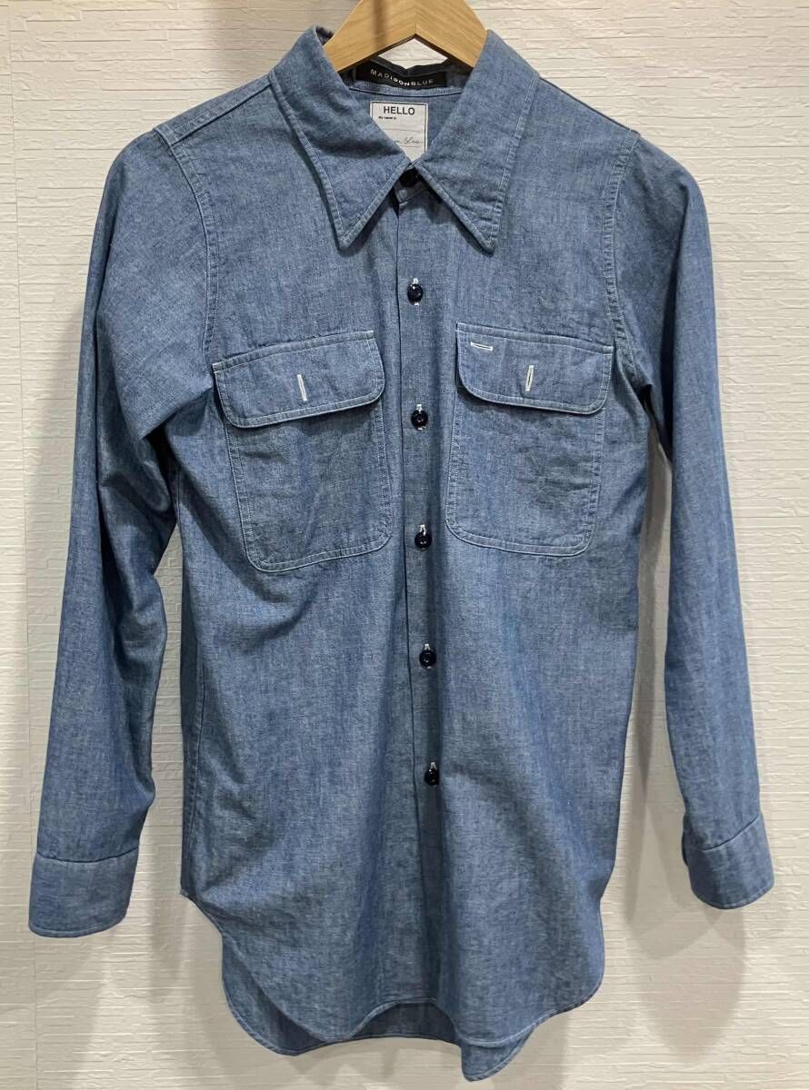 MADISONBLUE マディソンブルー MB204-5029 シャンブレーシャツ