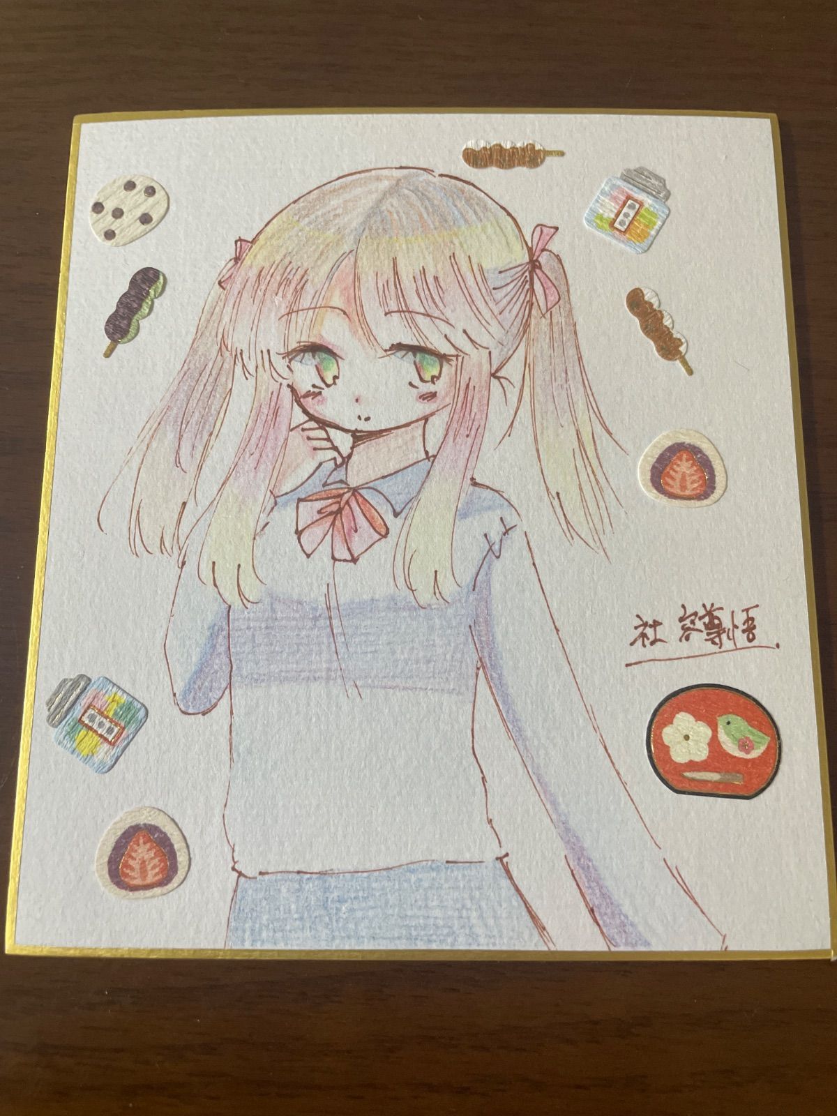 手描きイラスト29 ツインテール