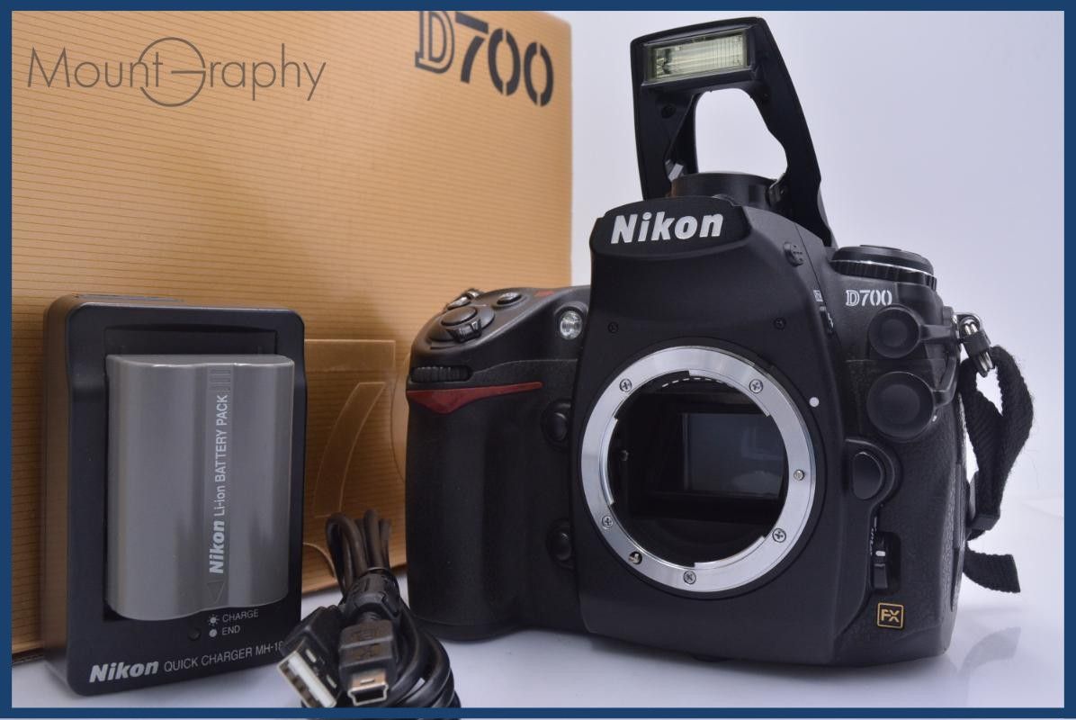 動作保証】 ニコン Nikon D700 元箱、バッテリー、充電器付属 同梱無料