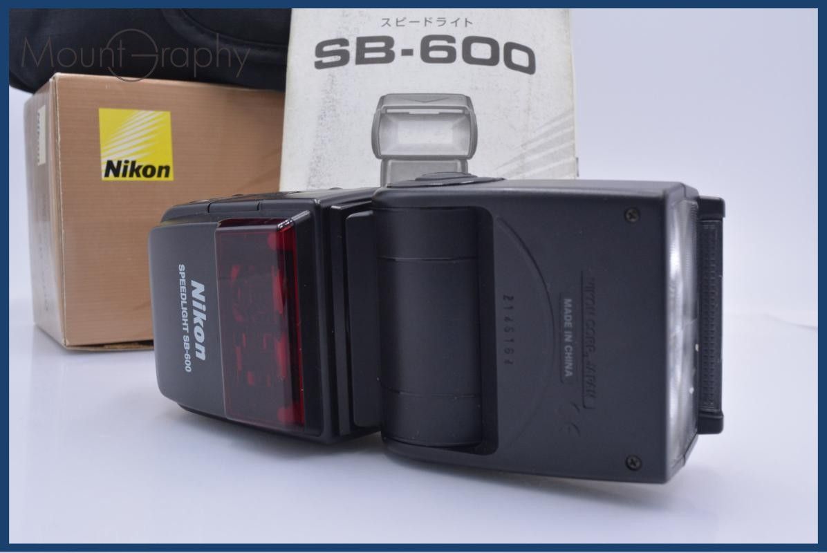 動作保証】 ニコン Nikon SPEEDLIGHT SB-600 単三電池仕様 元箱