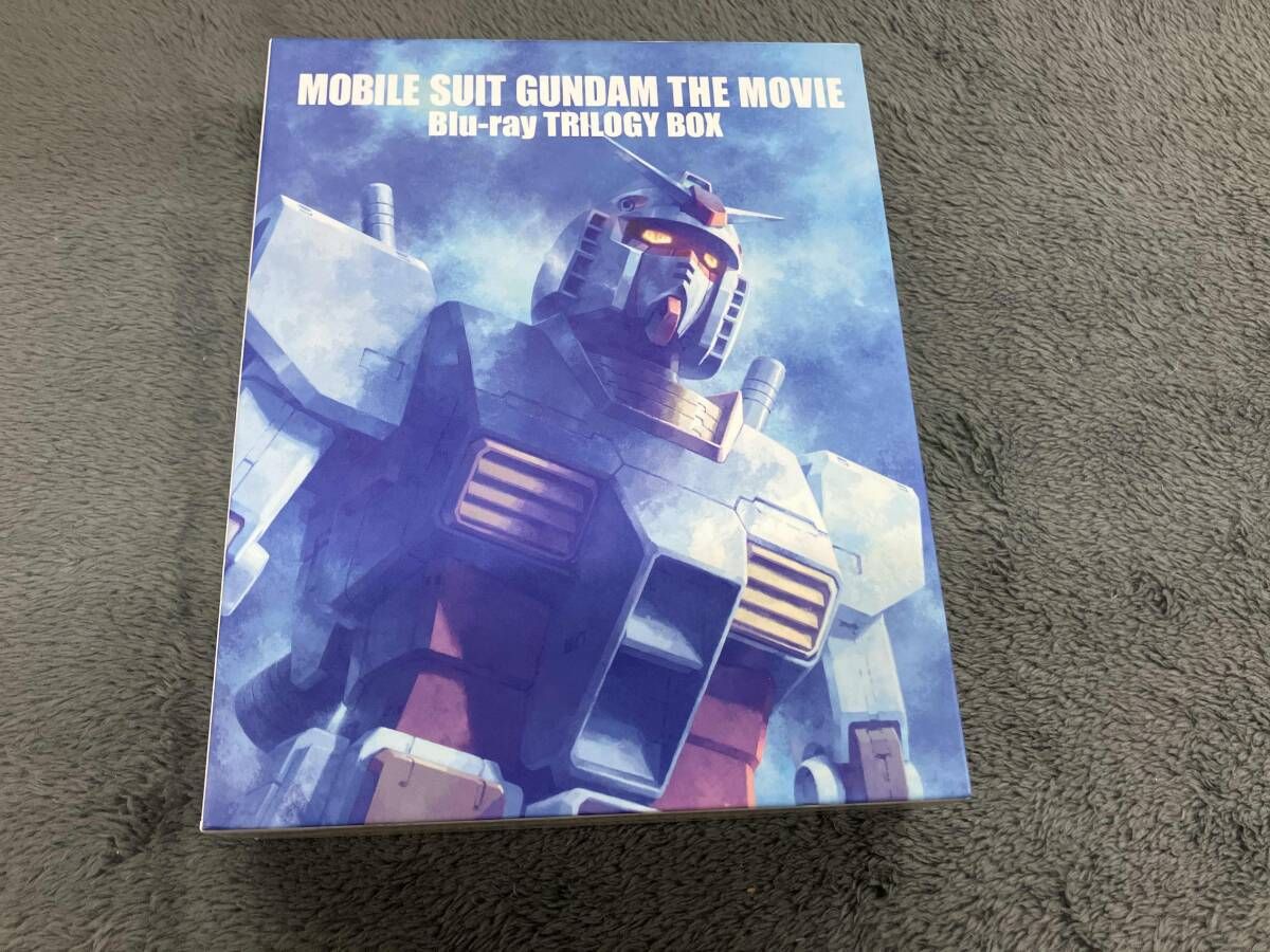 ディスク1のケースの留め具破損あり 劇場版 機動戦士ガンダムBlu-ray トリロジｰボックス(Blu-ray Disc)