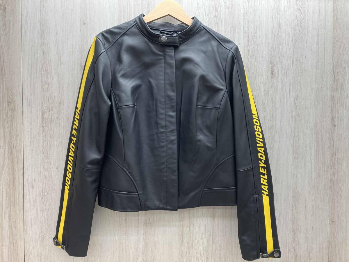 HARLEY DAVIDSON/ハーレーダビッドソン 97029-24VW ローズレーサーレザージャケット 羊革 チェッカーフラッグ ショート丈 2024 Lサイズ