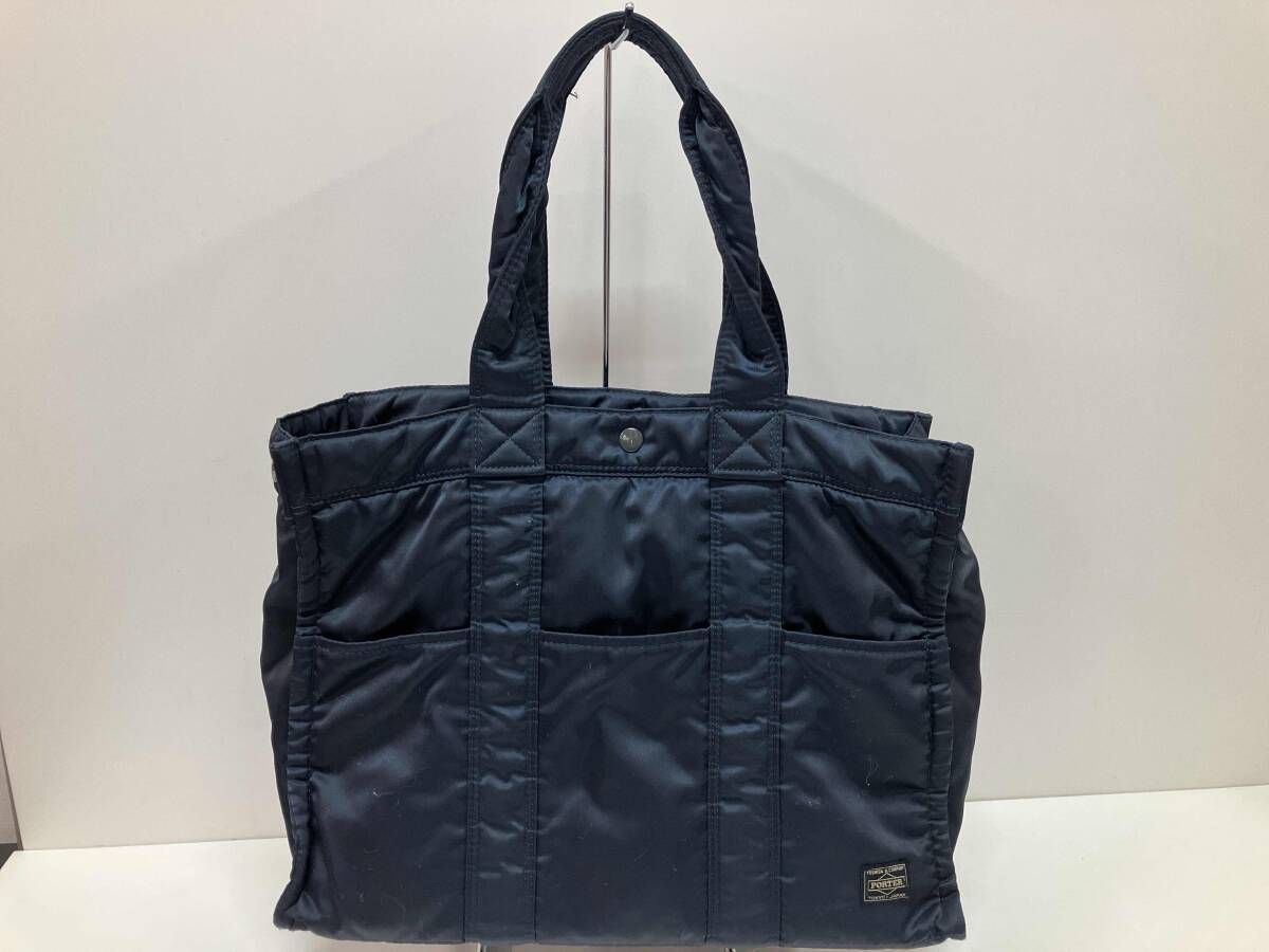 【極美品】PORTER TANKER タンカー トートバッグ ネイビー 保存袋 PORTER ポーター TANKER タンカー トートバッグ ネイビー ナイロン