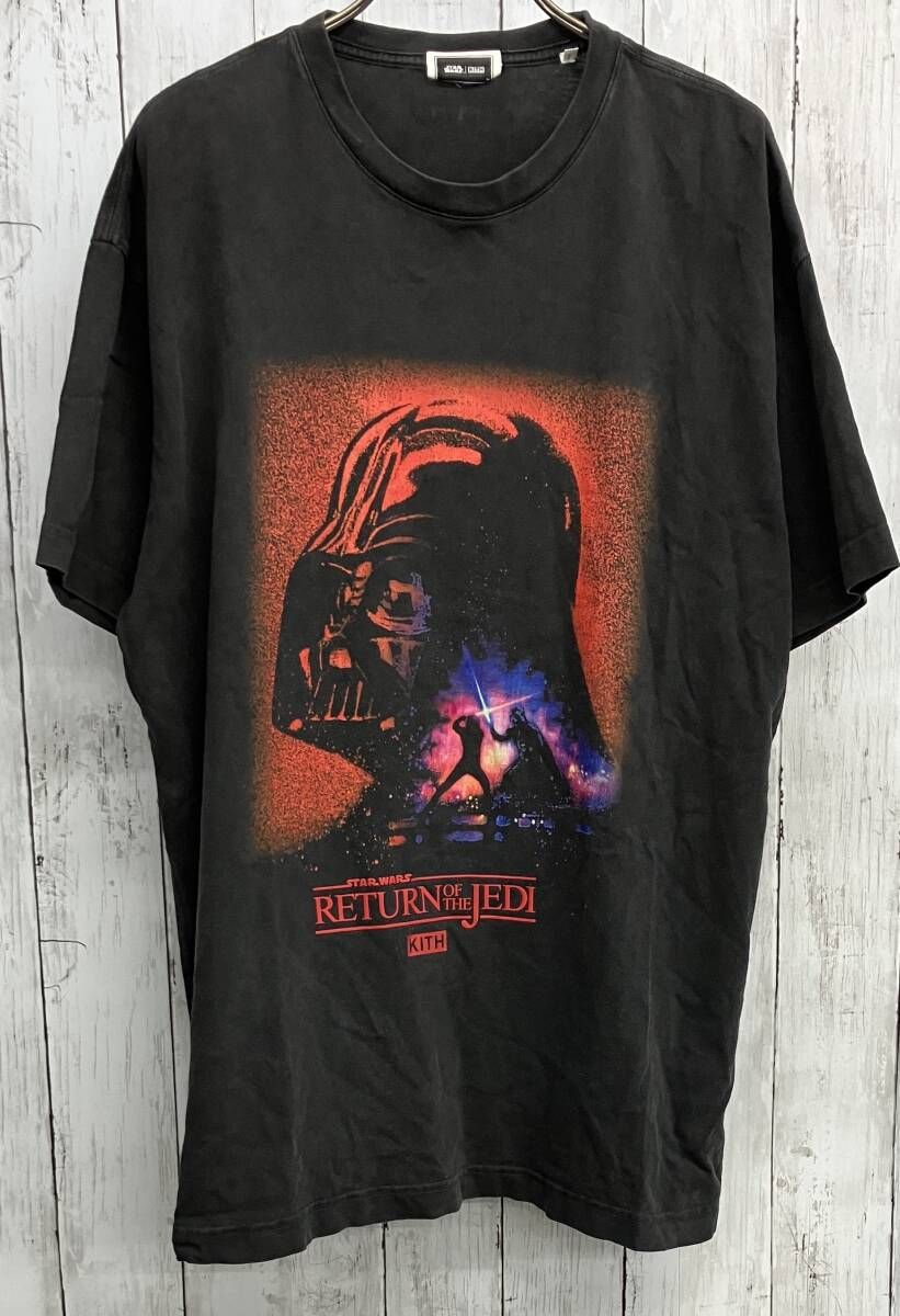 KITH × Star Wars 半袖Tシャツ キス スターウォーズ　ブラック ダースベイダー size M