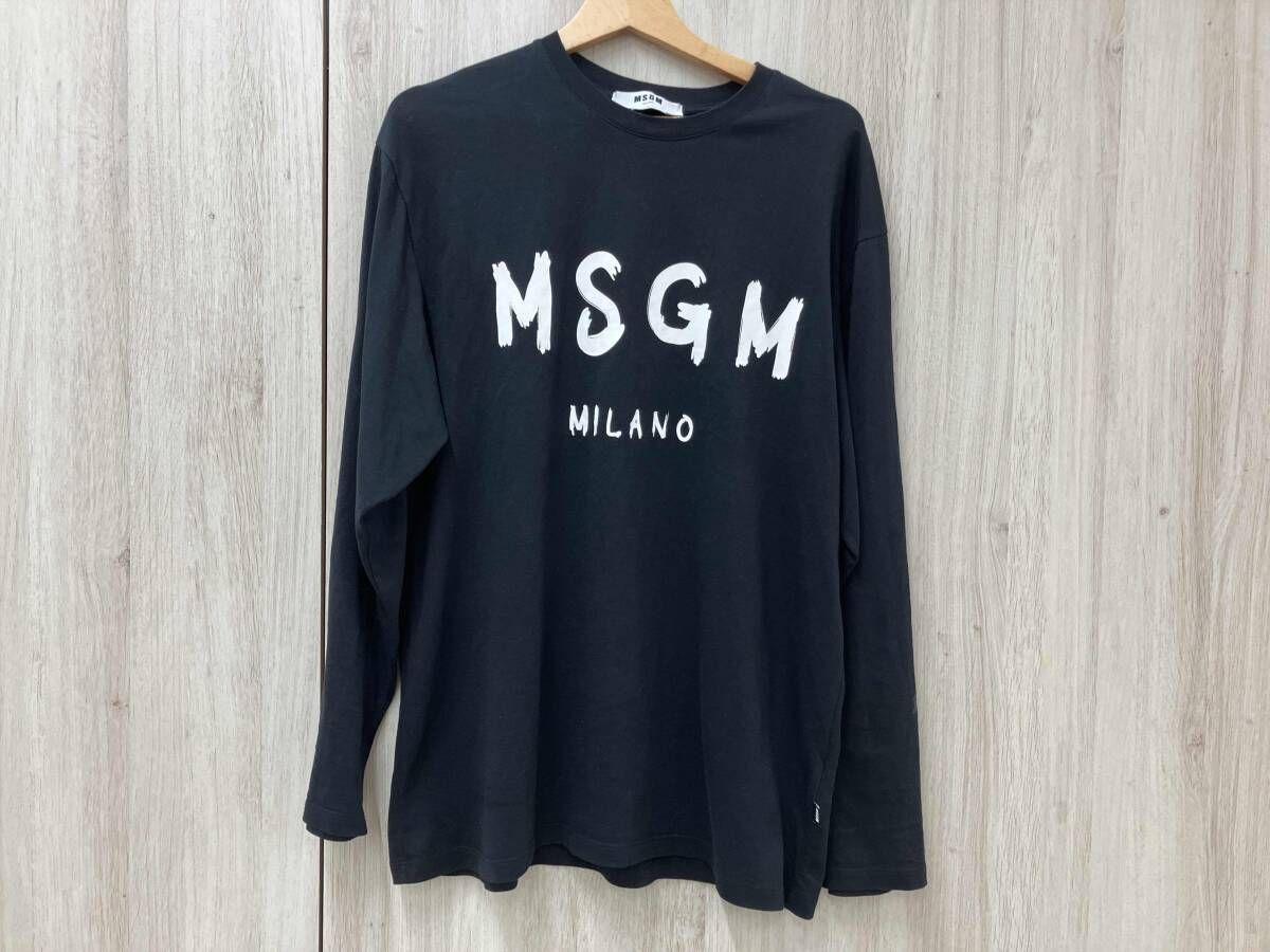MSGM 長袖Tシャツ ブラック サイズ S