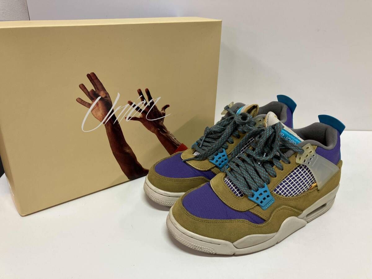 NIKE ナイキ DJ5718-300 Union Nike Air Jordan 4 SP スニーカー サイズ26.0 箱付き