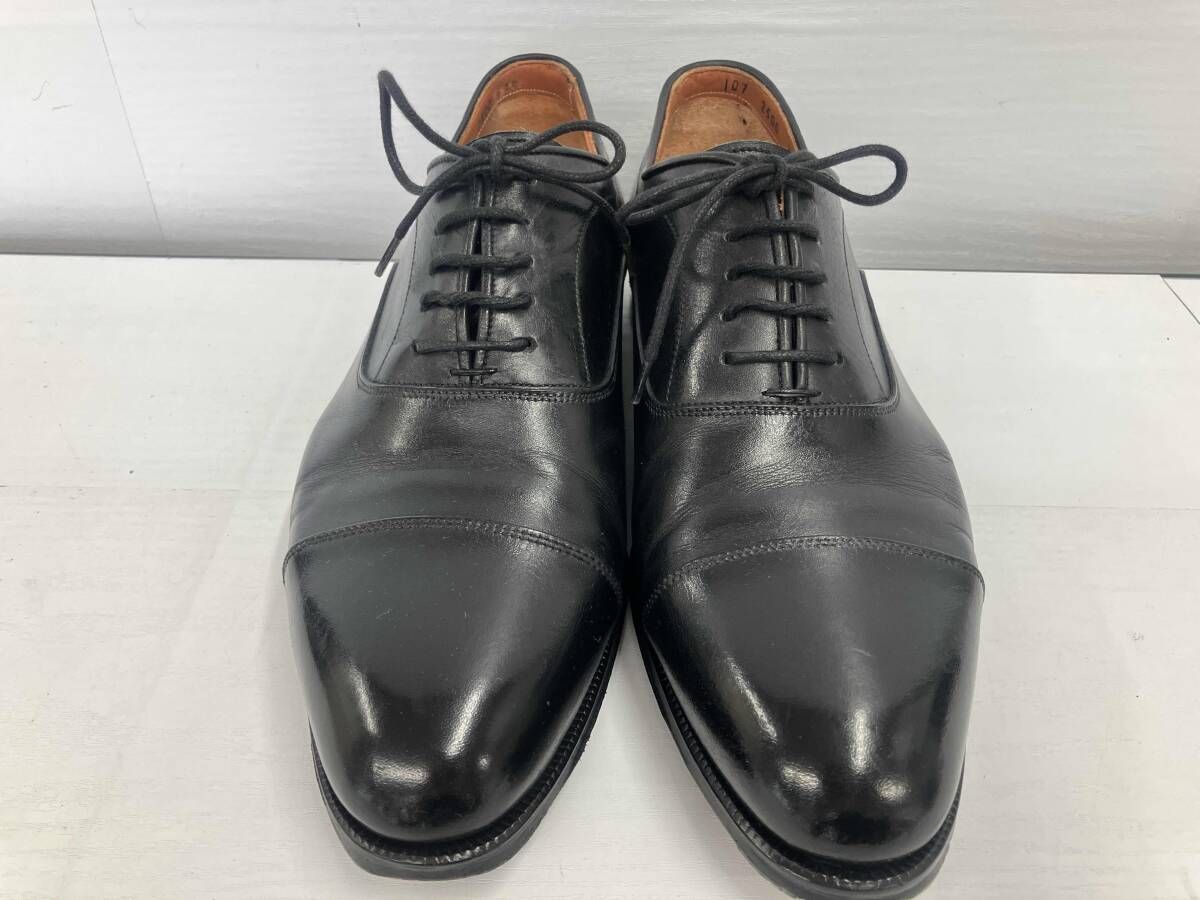 【美品 】LOBB'S ストレートチップ 黒 ブラック イタリア製 41 LOBB'S／ストレートチップローファー／39／ブラック／イタリア製