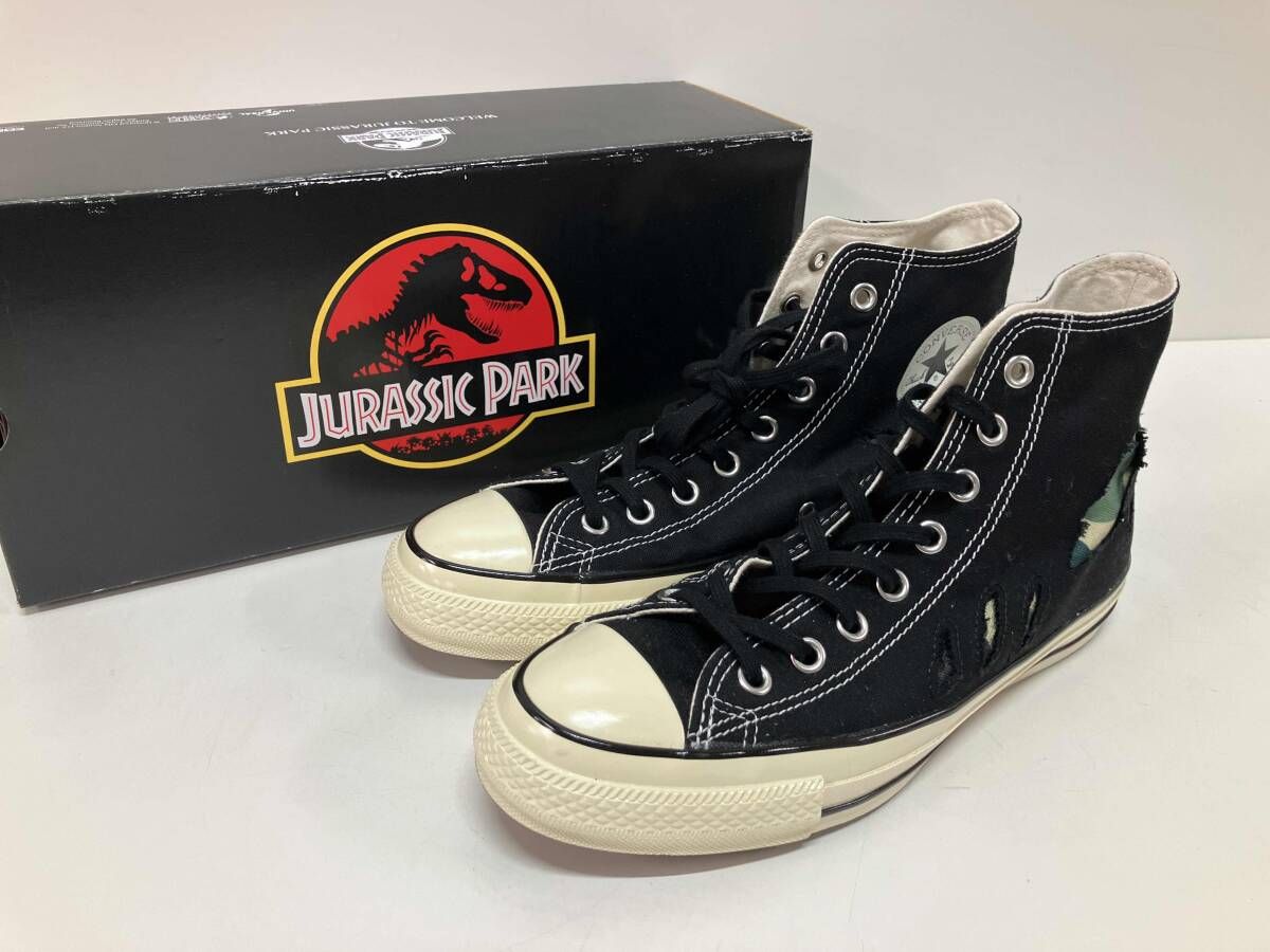 CONVERSE コンバース JURASSIC PARK ジェラシックパーク ALL STAR サイズ26.0 スニーカー 箱付き ブラック
