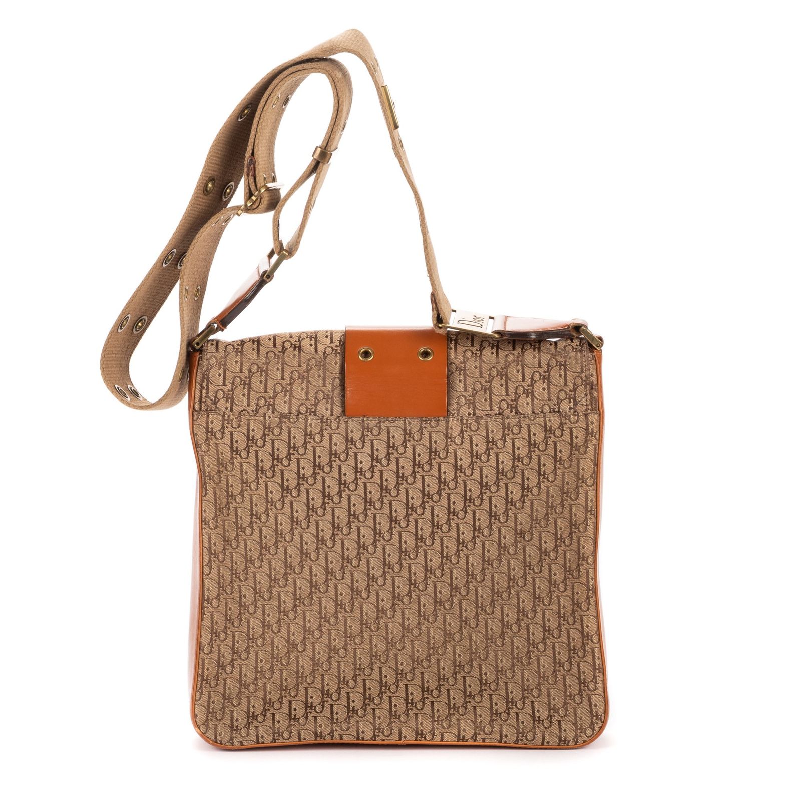 中古] DIOR ディオールスターチェーンクロスボディブラウン/ベージュ 