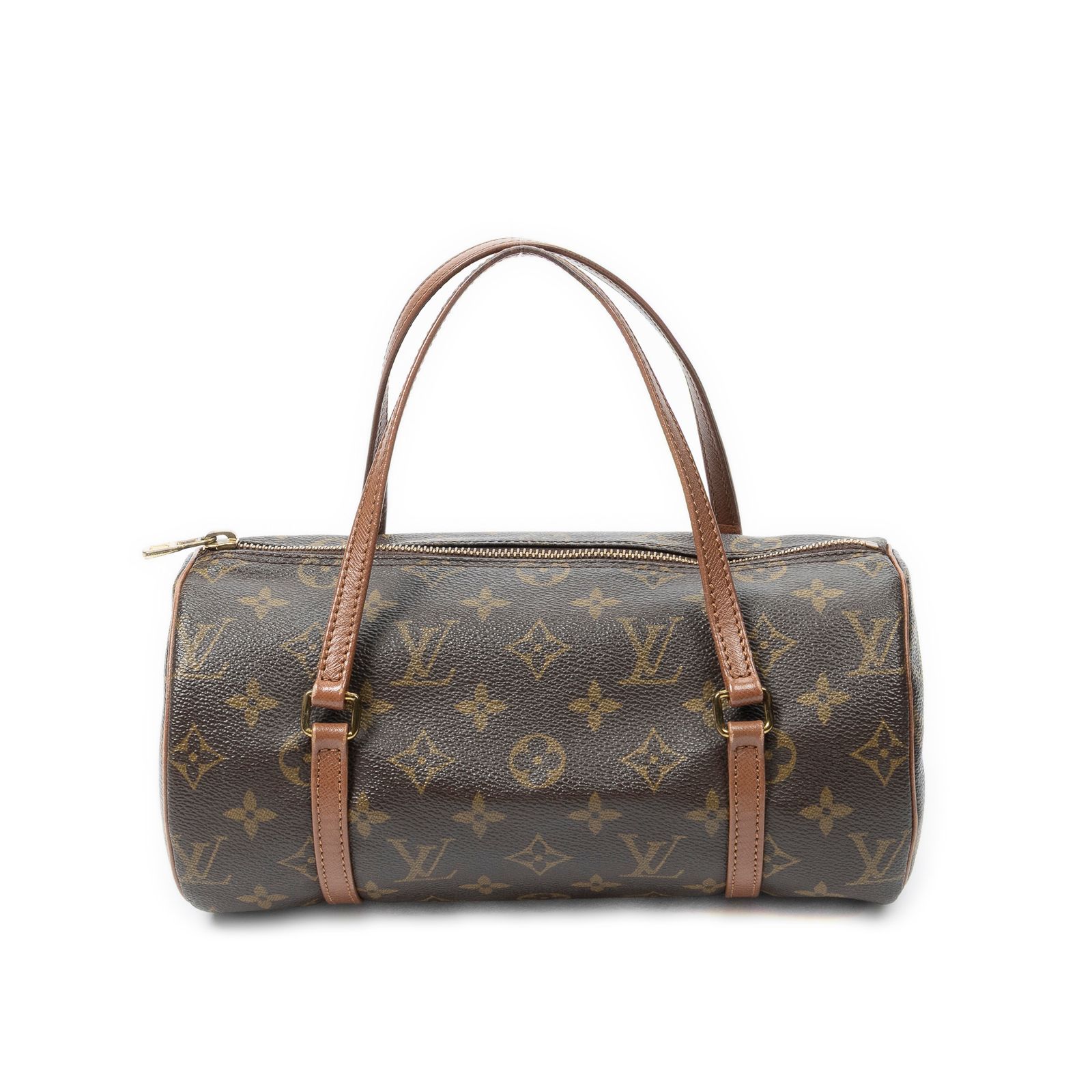 [中古] LOUIS VUITTON ルイヴィトンパピヨン茶色モノグラムキャンバスAB