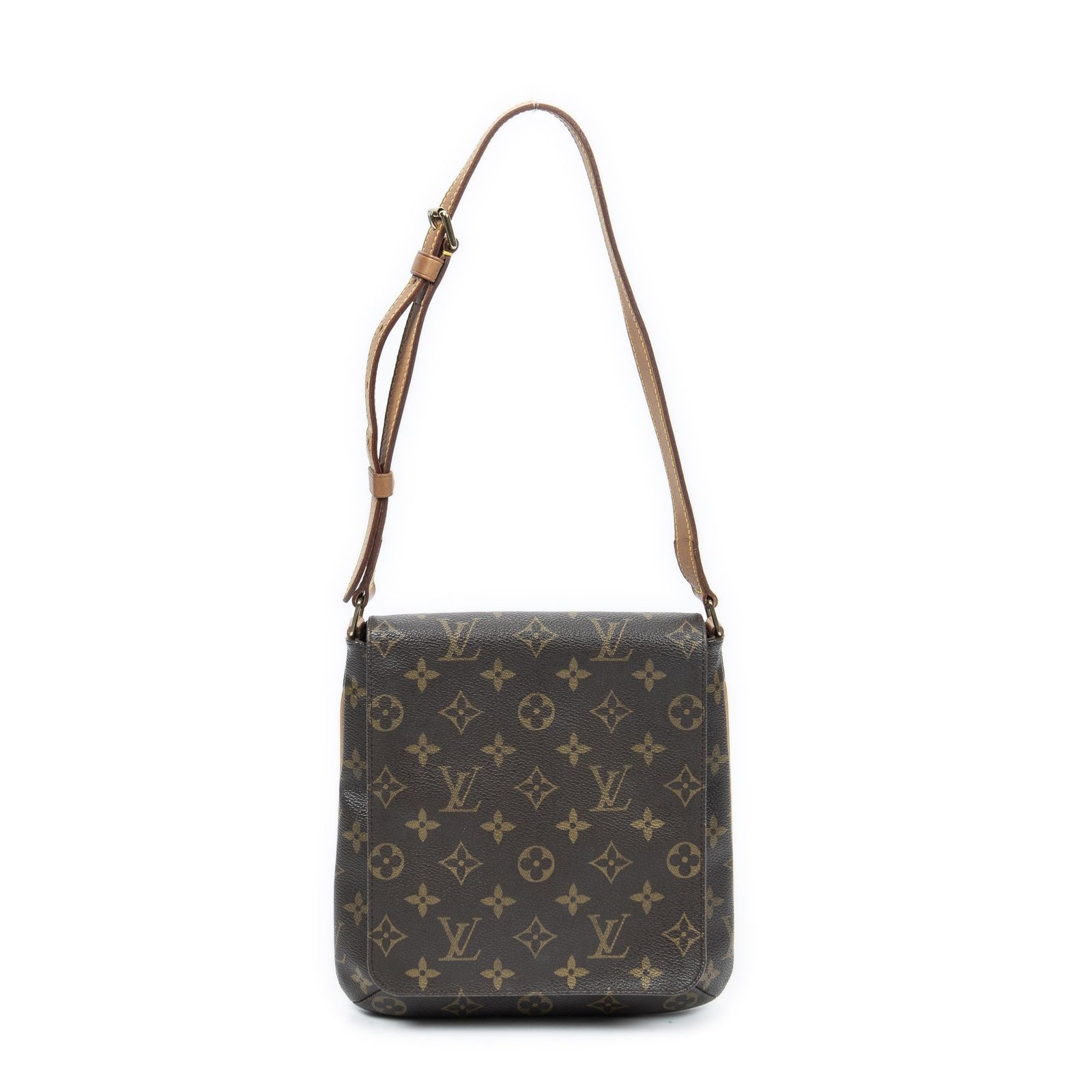 [中古] LOUIS VUITTON ルイヴィトンミュゼットサルサ茶色モノグラムキャンバスA