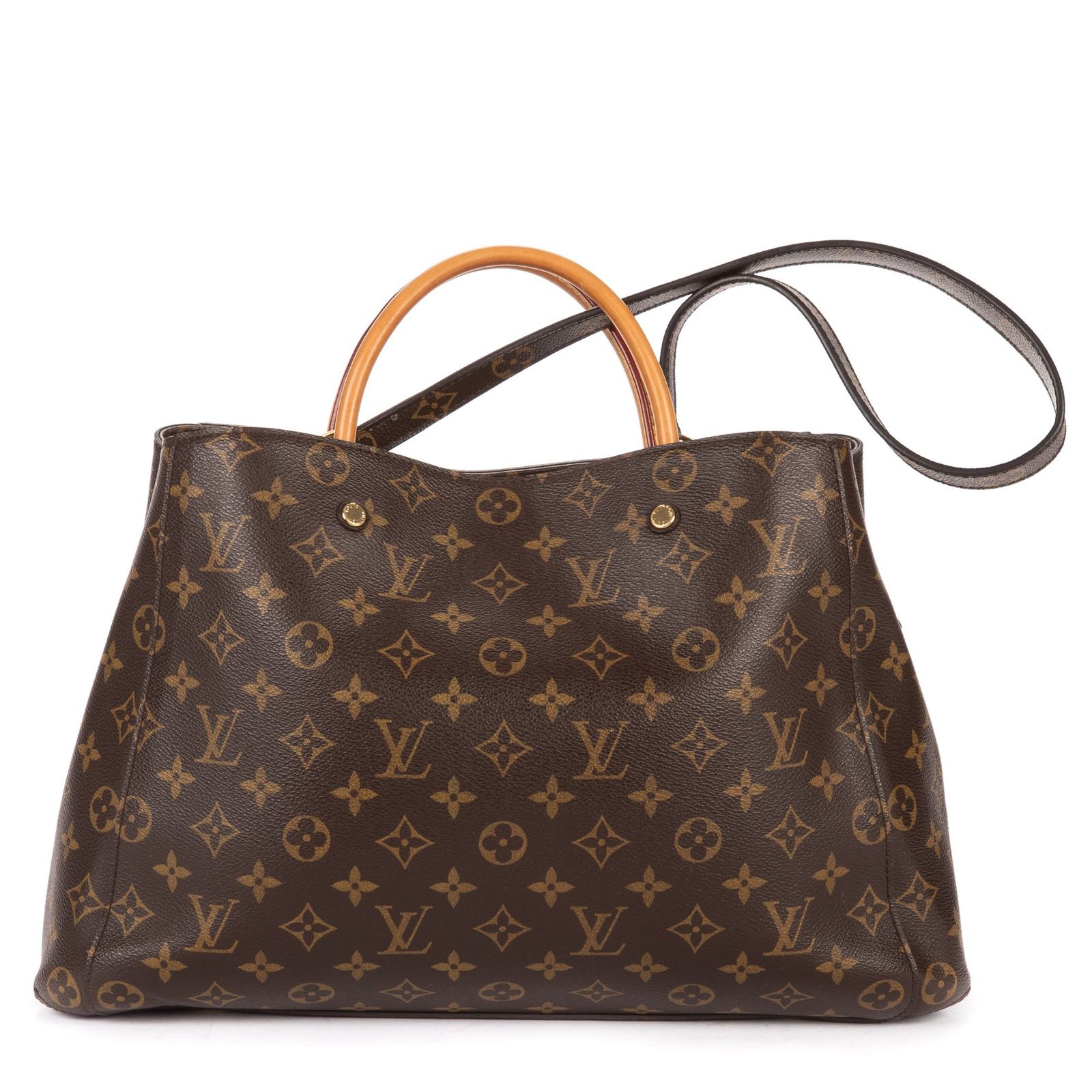 [中古] LOUIS VUITTON ルイヴィトンモンテーニュ茶色モノグラムキャンバスA