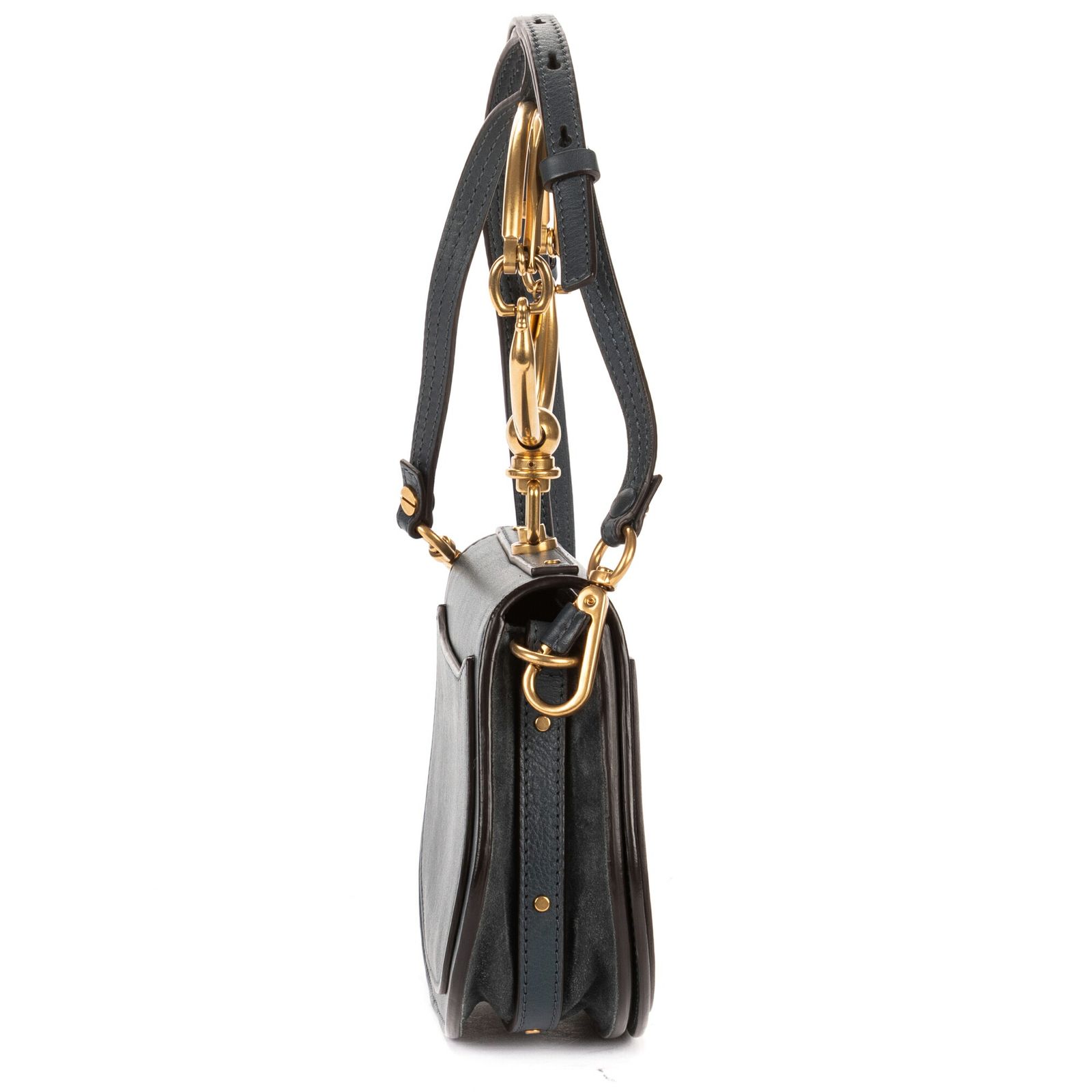 中古] CHLOE クロエスモール ナイル ブレスレット バッグネイビー 