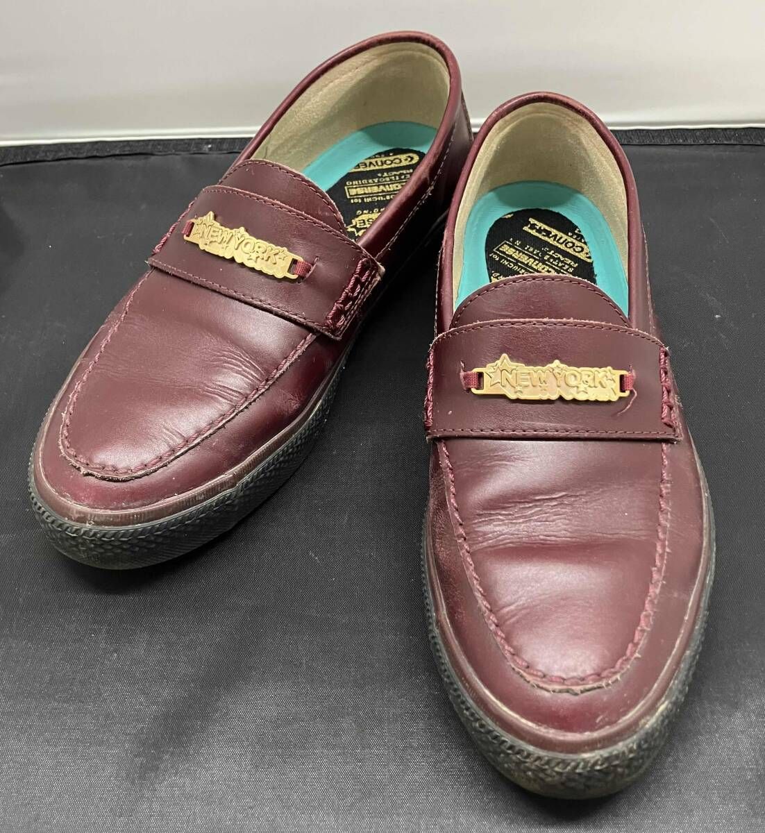 ワインレッド CONVERSE／1SD207／CS LOAFER SK TOYA HORIUCHI／スケートボーディング CS ローファー SK 'トーヤ ホリウチ' レッド ブラウン