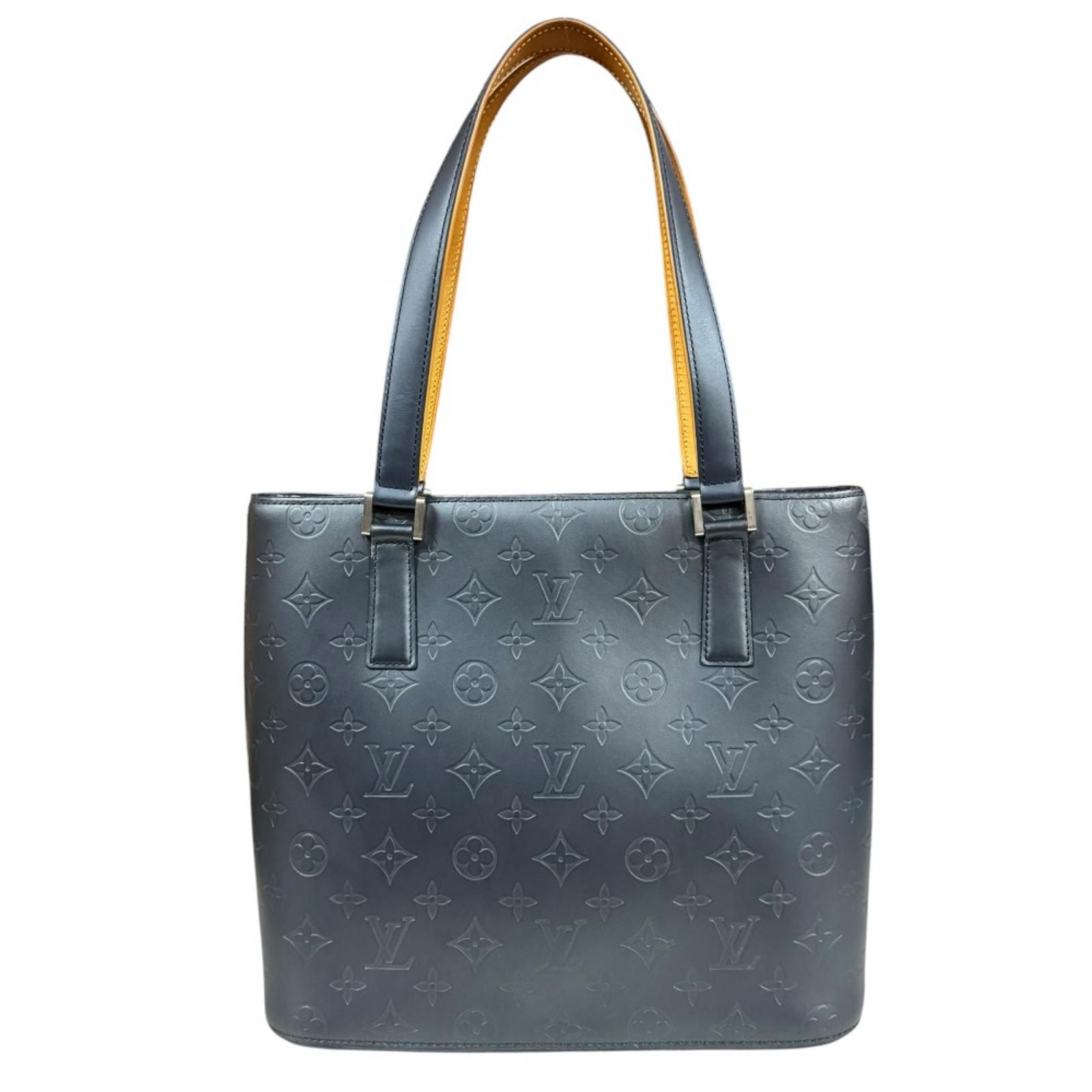 ルイヴィトン ストックトン モノグラムマット ショルダーバッグ モノグラムマット M55112 グレー レディース LOUIS VUITTON 中古 ルイヴィトン ルイ ヴィトン