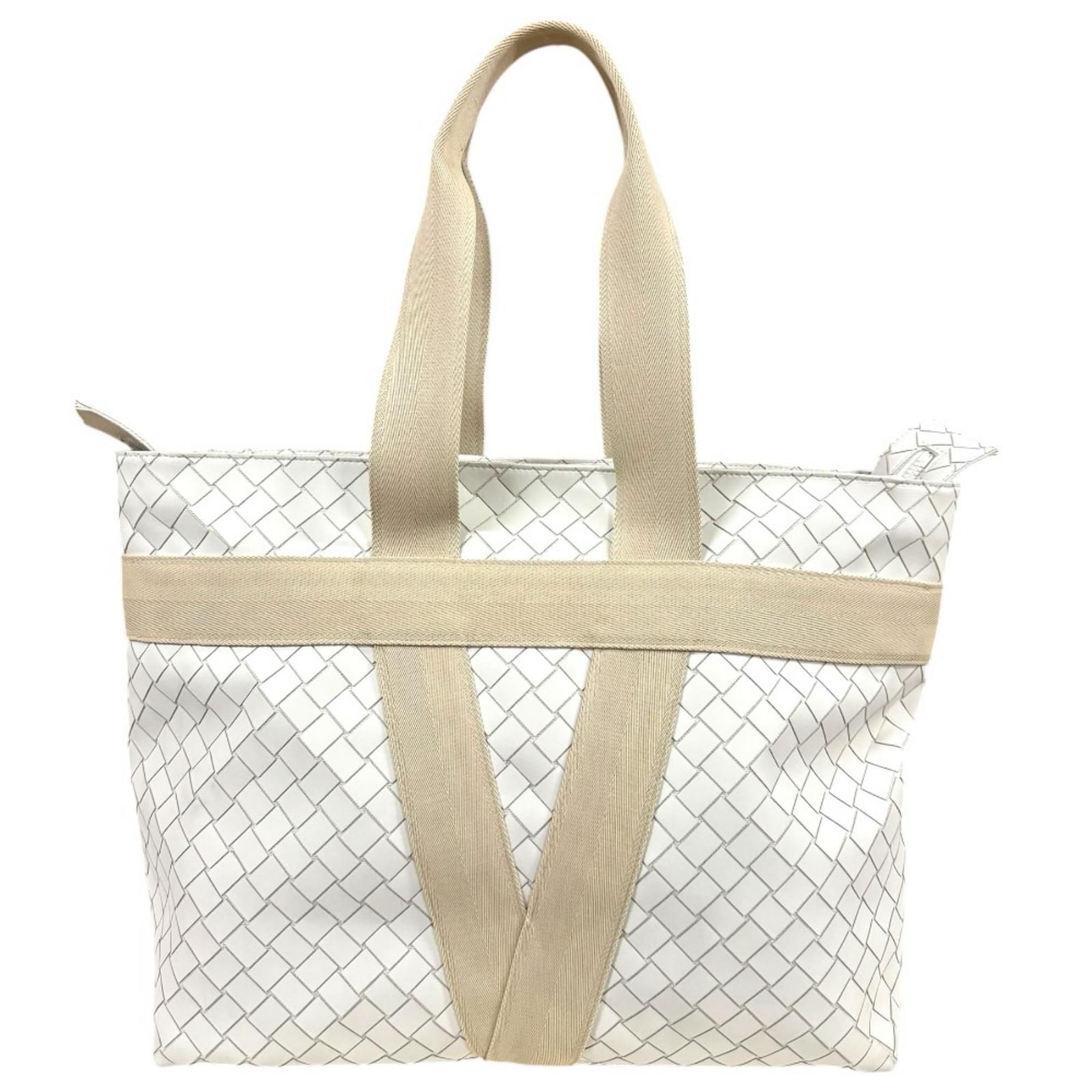 ボッテガヴェネタ ニューラバー トートバッグ トートバッグ ラバー 651681 ホワイト レディース BOTTEGAVENETA 中古 ボッテガヴェネタ