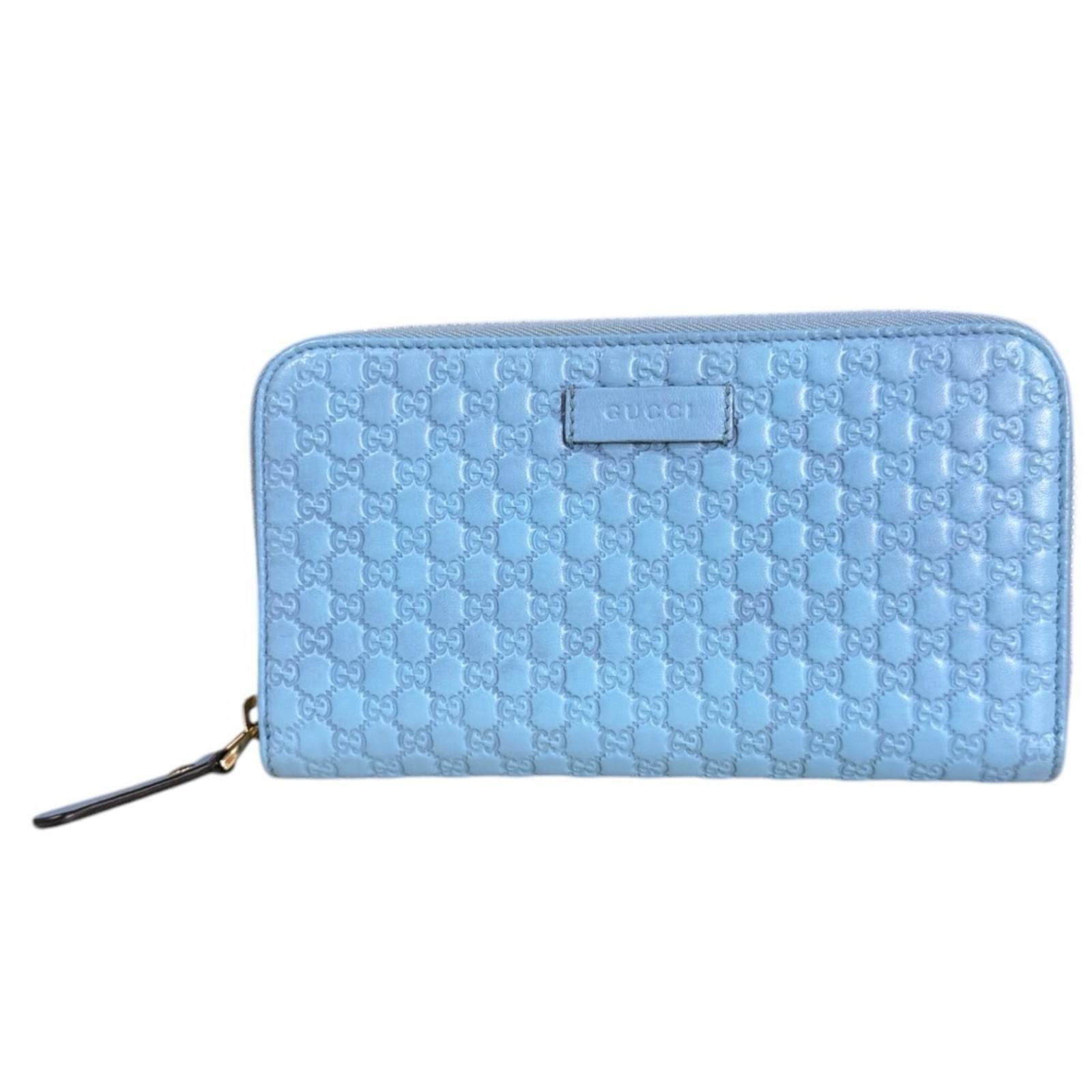 グッチ マイクログッチシマ 長財布 レザー 449391 レディース GUCCI