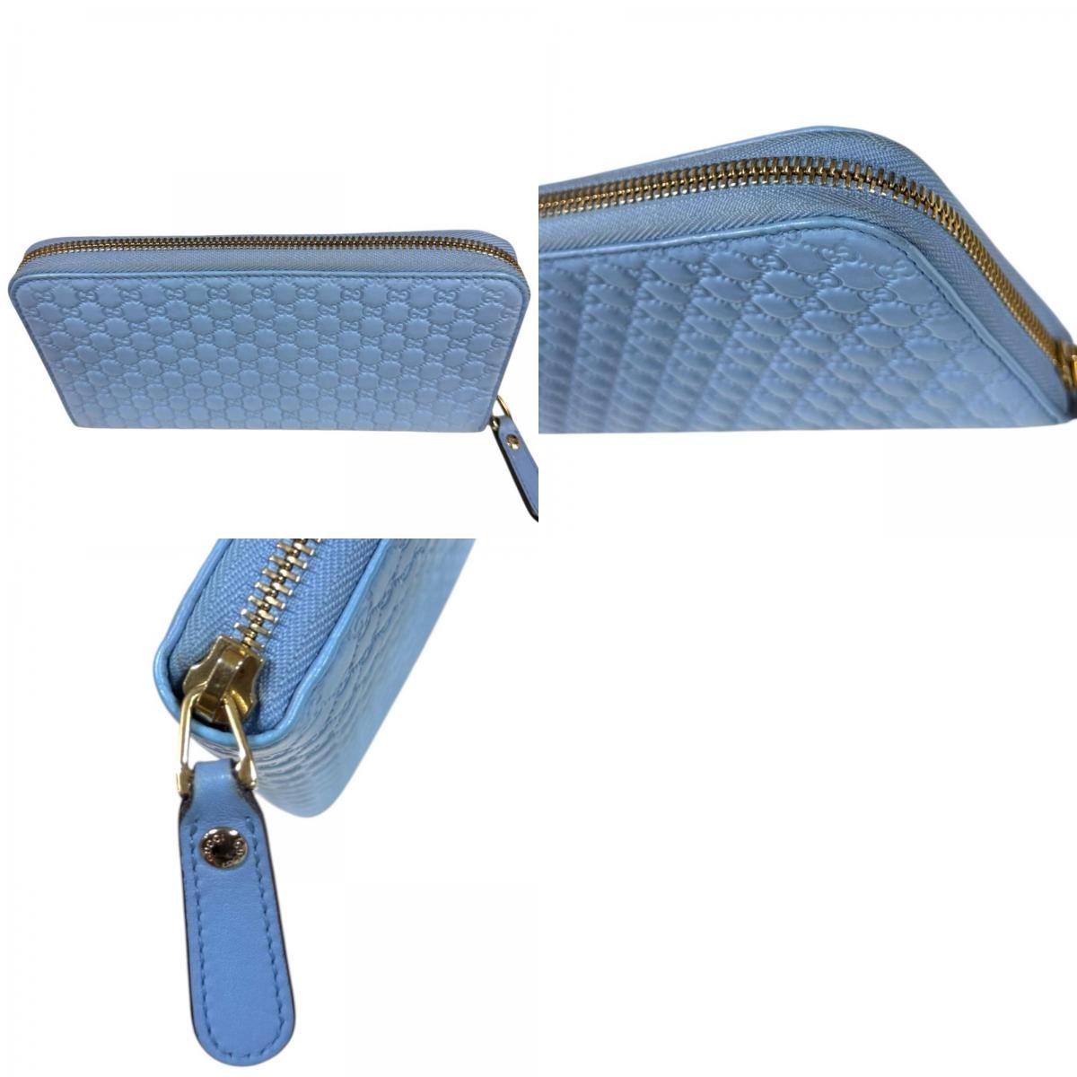 グッチ マイクログッチシマ 長財布 レザー 449391 レディース GUCCI