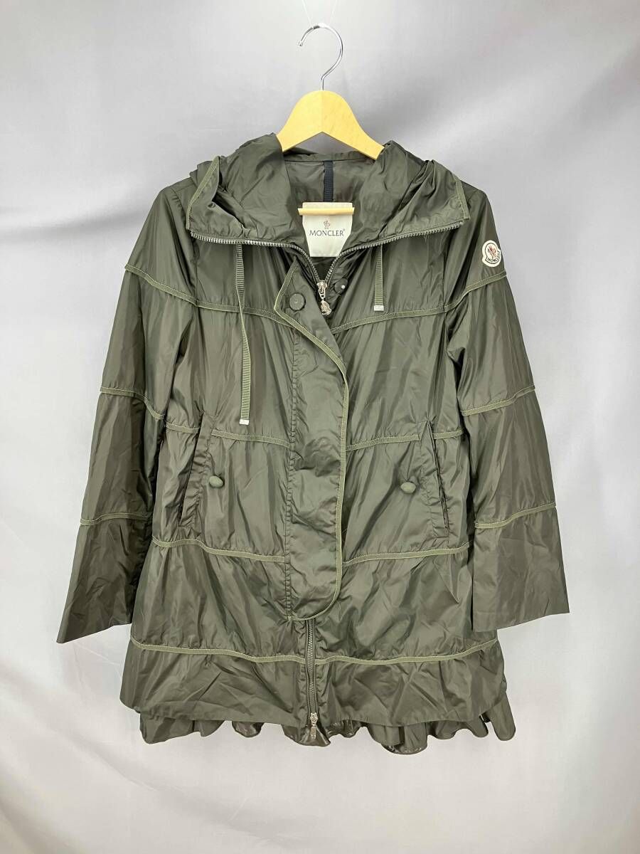 ★ MONCLER モンクレール コート ナイロン ALBATRE GIUBBOTTO サイズ1 グリーン系 通年