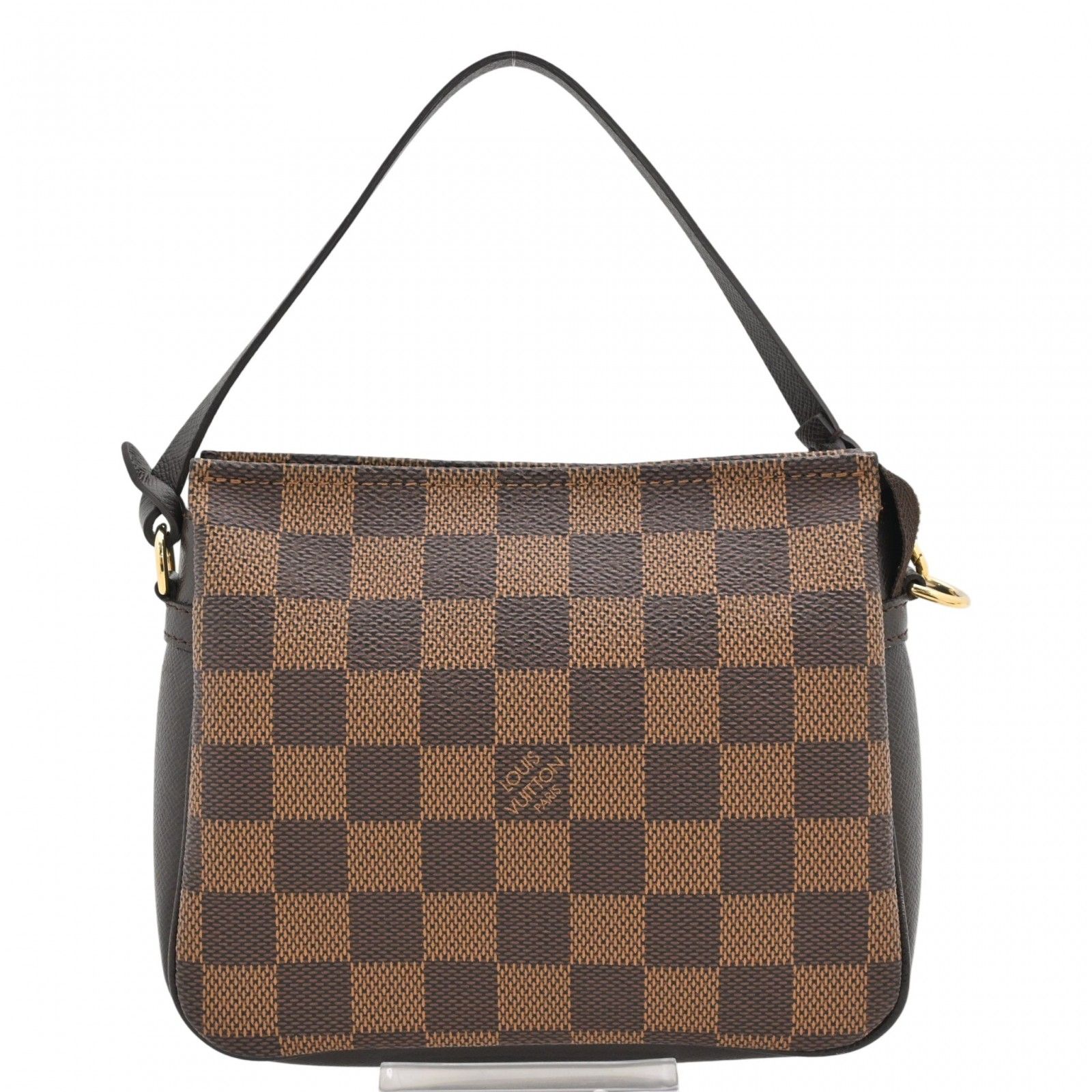 【中古】ルイヴィトン ダミエ トゥルース メイクアップ ポーチ ハンドバッグ ブラウン Aランク lv2746vv