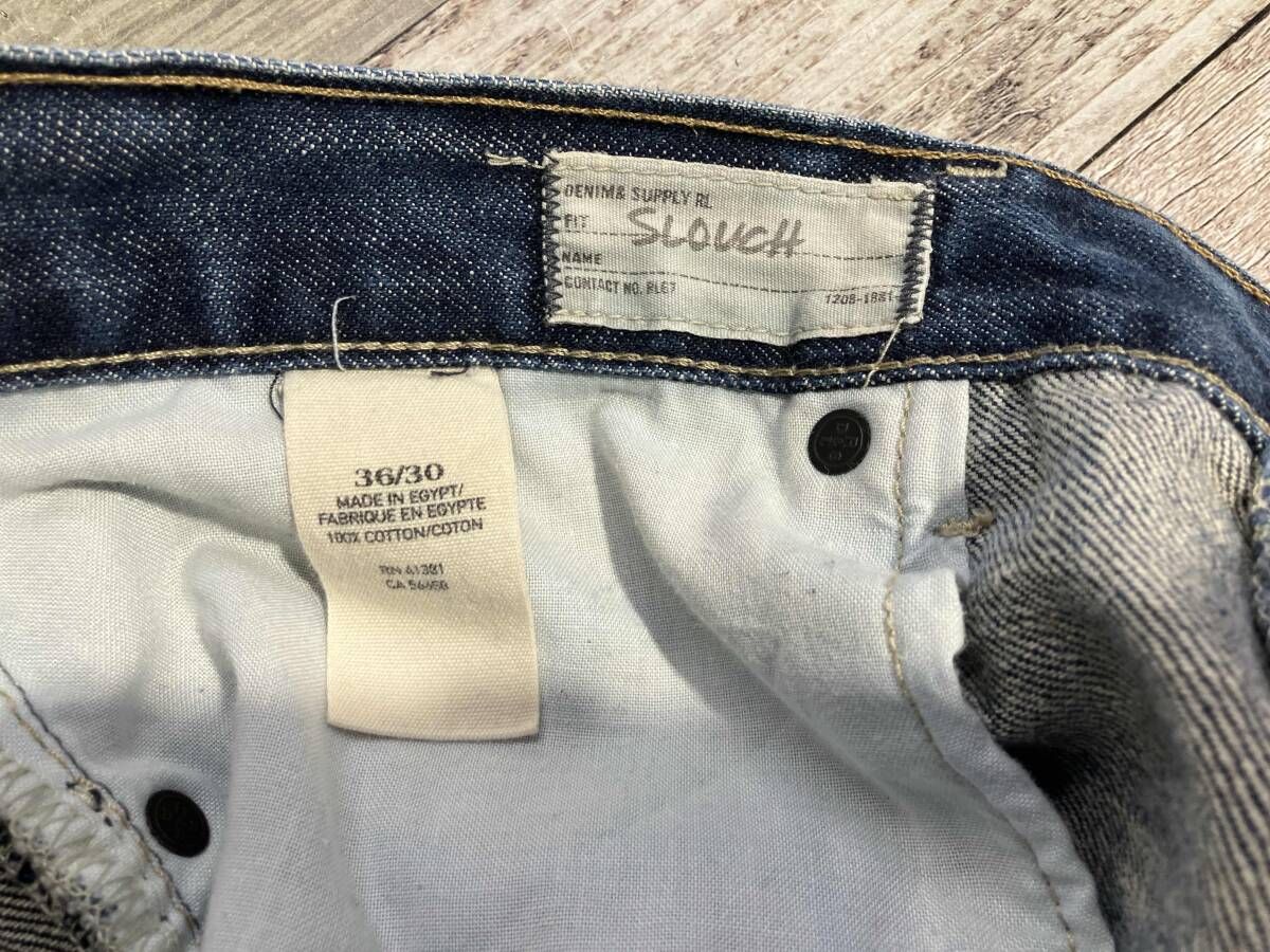 DENIM&SUPPLY RALPH LAUREN SLOUCH 5P デニムパンツ 36×30
