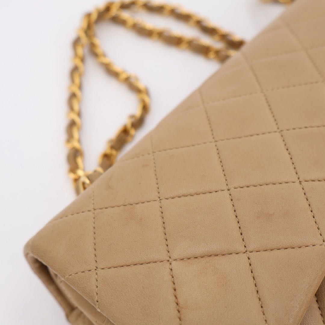 シャネル CHANEL マトラッセ25 ラムスキン ダブルフラップ ダブル