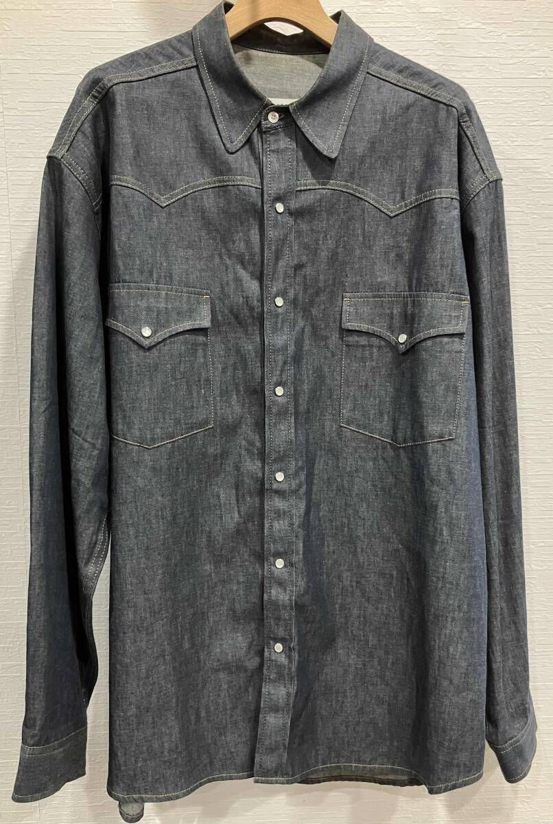 MARTIN MARGIELA マルジェラ コットンデニムウエスタンシャツ S50DT0015 S30881