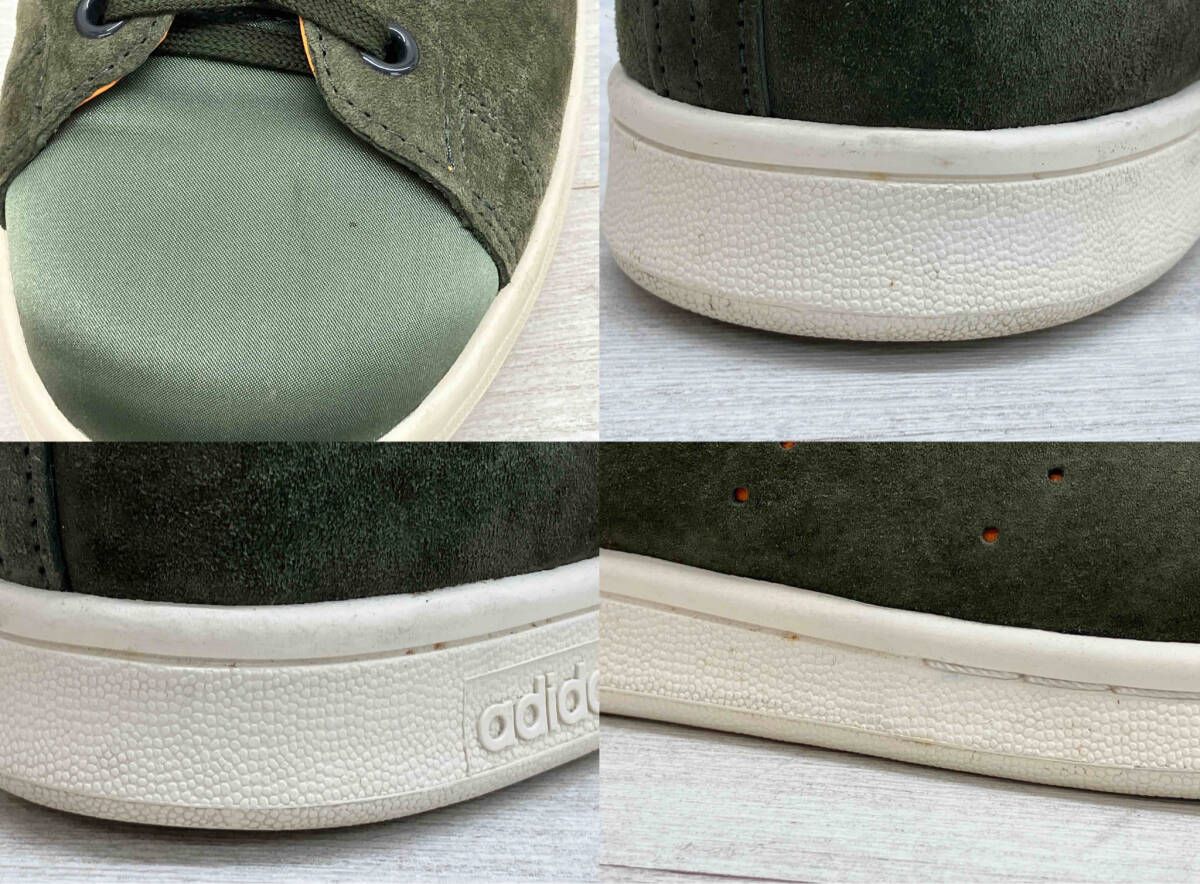 adidas × PORTER／アディダス ポーター／スニーカー／STANSMITH／スタンスミス／メンズ／27㎝／スエード／グリーン ／G28383
