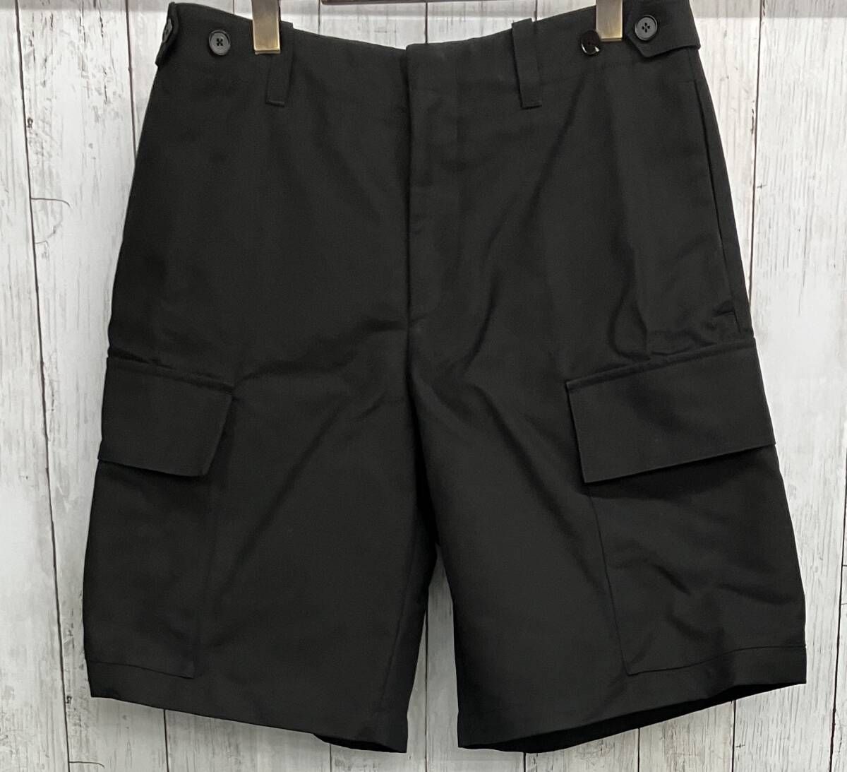 JIL SANDER ハーフパンツ ジルサンダー 22SS ショートパンツ JSMU311540 ブラック size46
